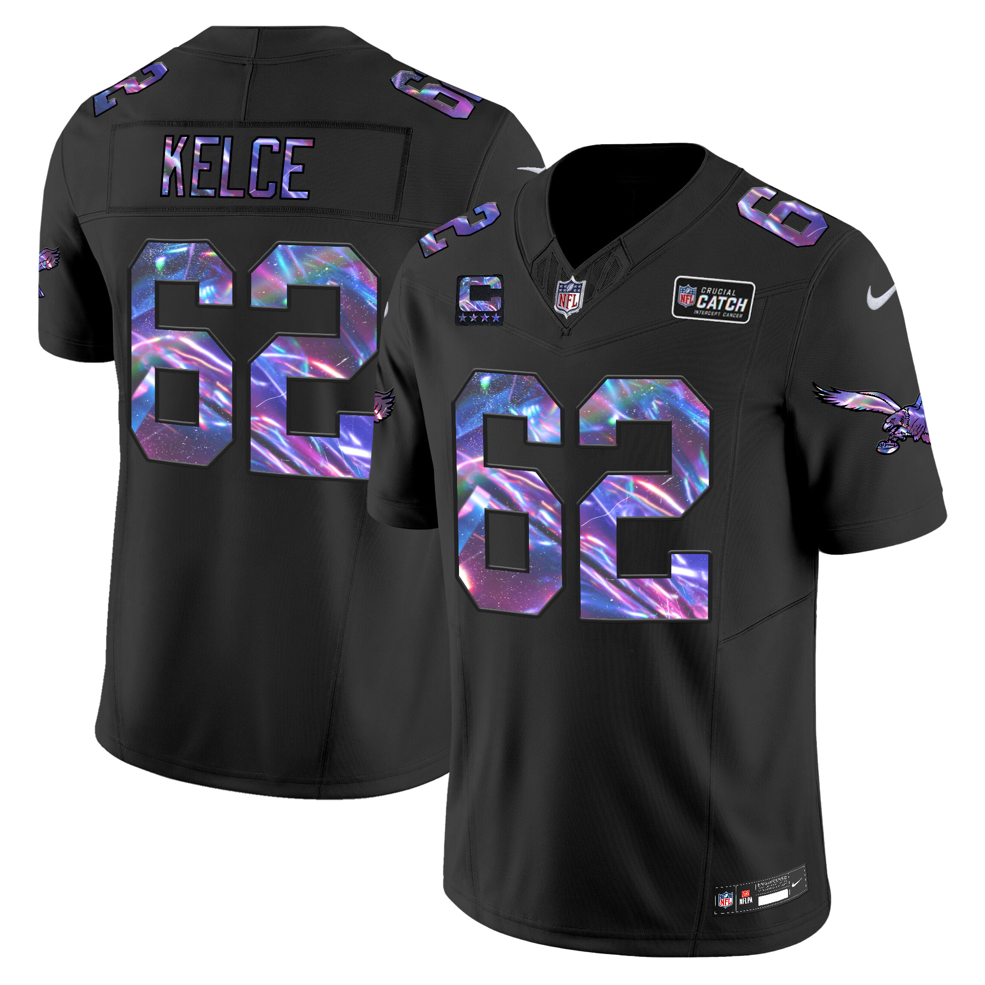 Men's Eagles 2024 Crucial Catch Vapor Limited Jersey - All Stitched - Image 5