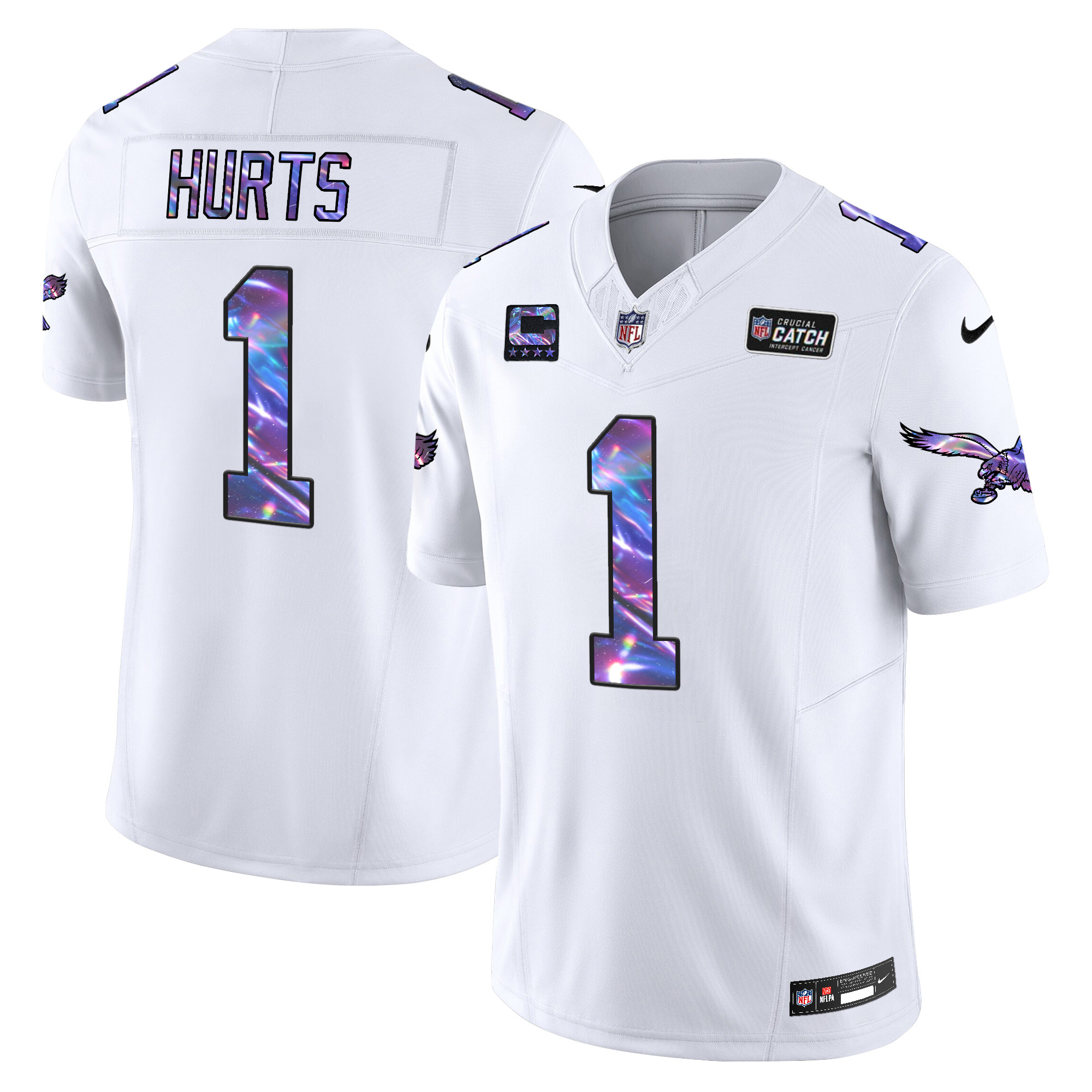 Men's Eagles 2024 Crucial Catch Vapor Limited Jersey - All Stitched - Image 16