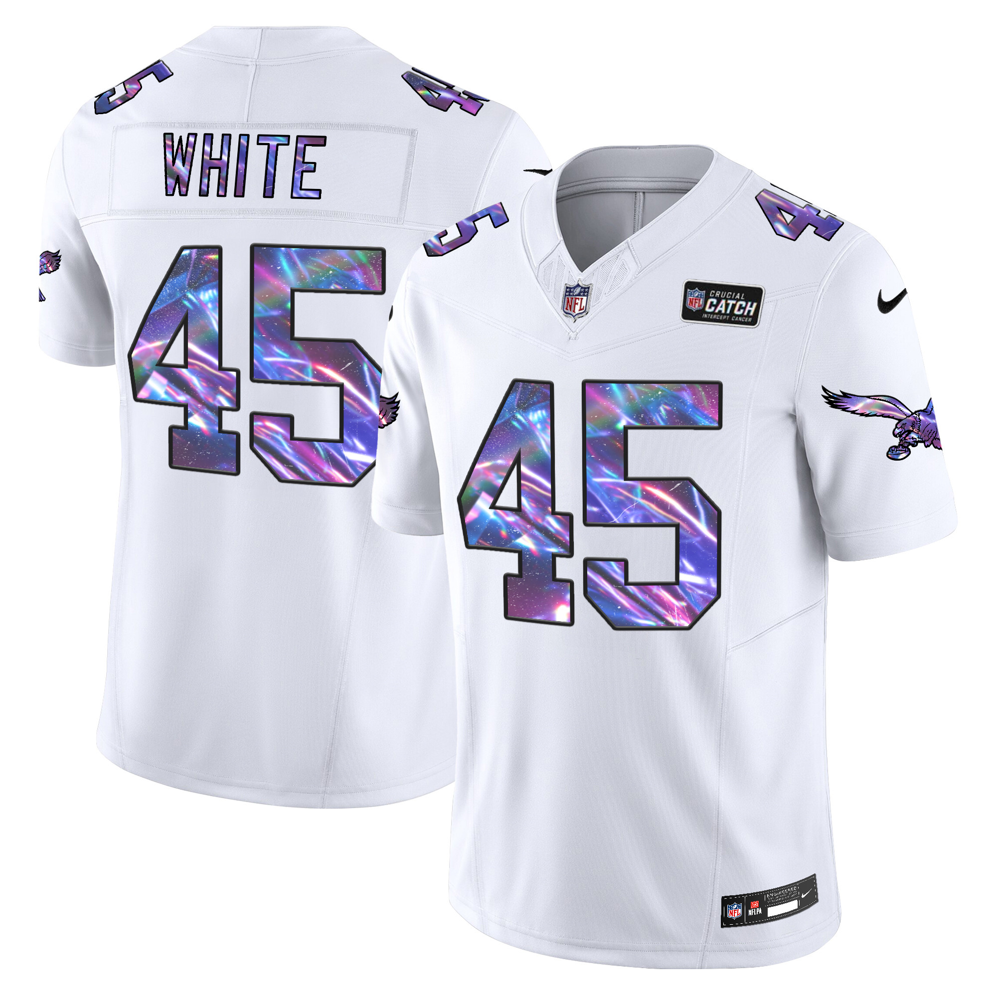 Men's Eagles 2024 Crucial Catch Vapor Limited Jersey - All Stitched - Image 15