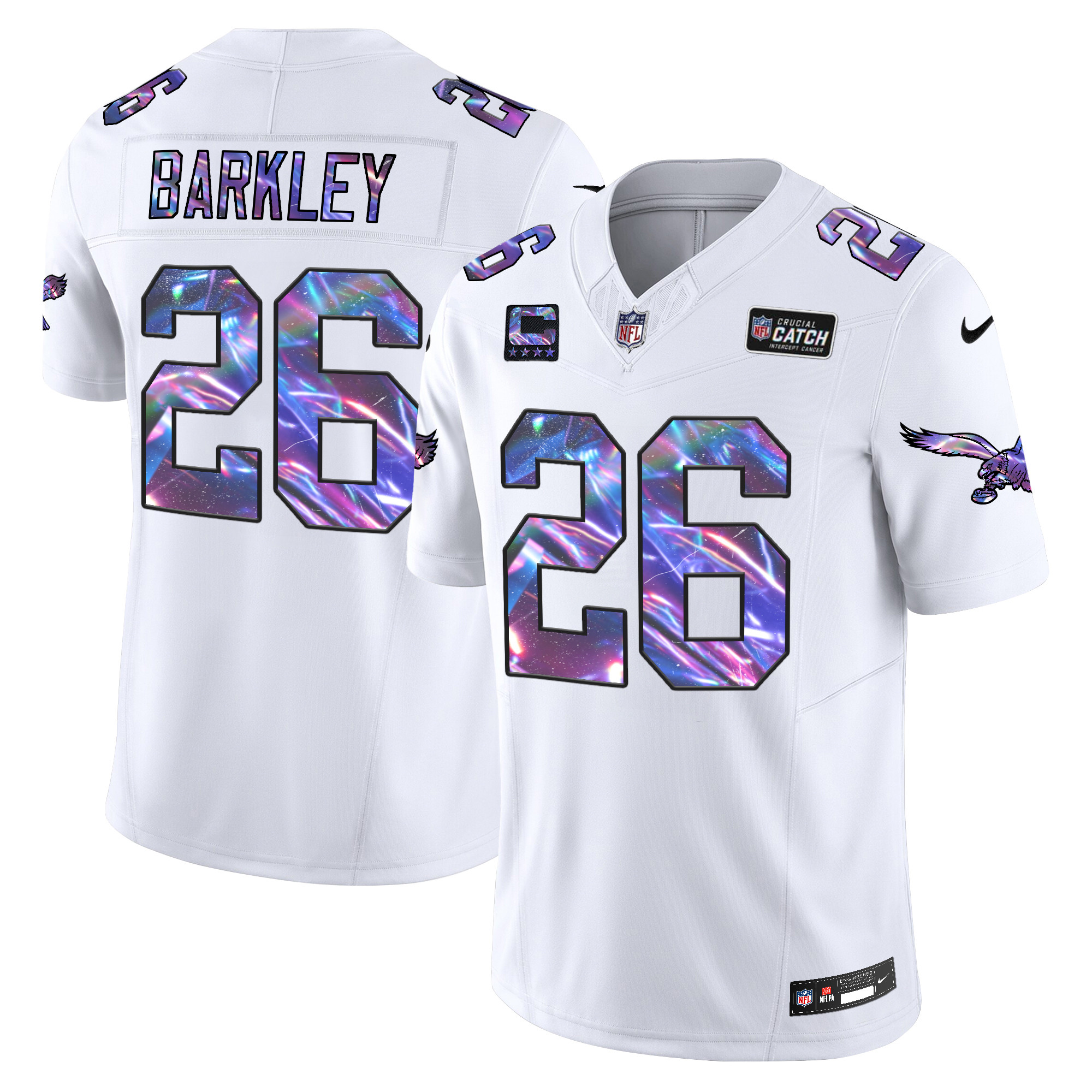 Men's Eagles 2024 Crucial Catch Vapor Limited Jersey - All Stitched - Image 13