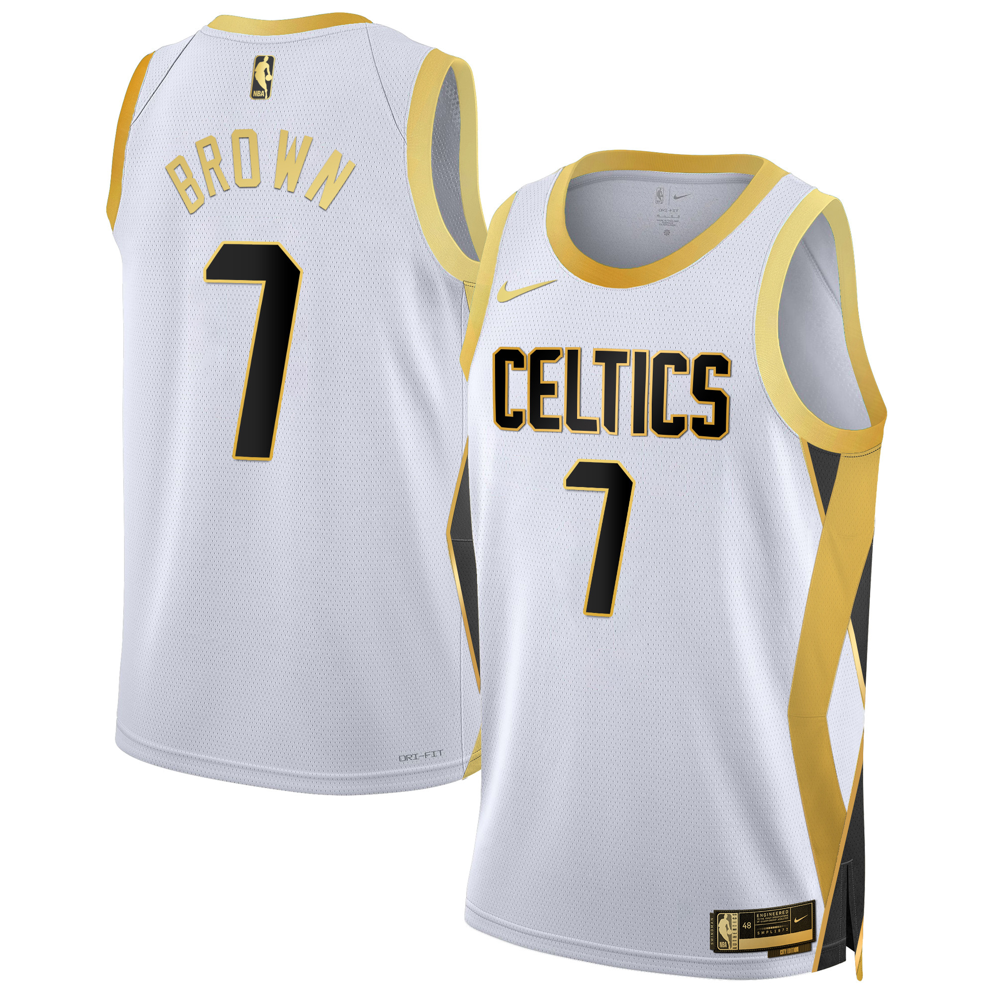 Men's Boston Celtics 2024/25 City Edition Swingman Jersey - All Stitched - Image 11