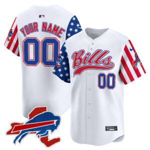 Buffalo Bills 2024 American Style Vapor Baseball Custom Jersey - All Stitched