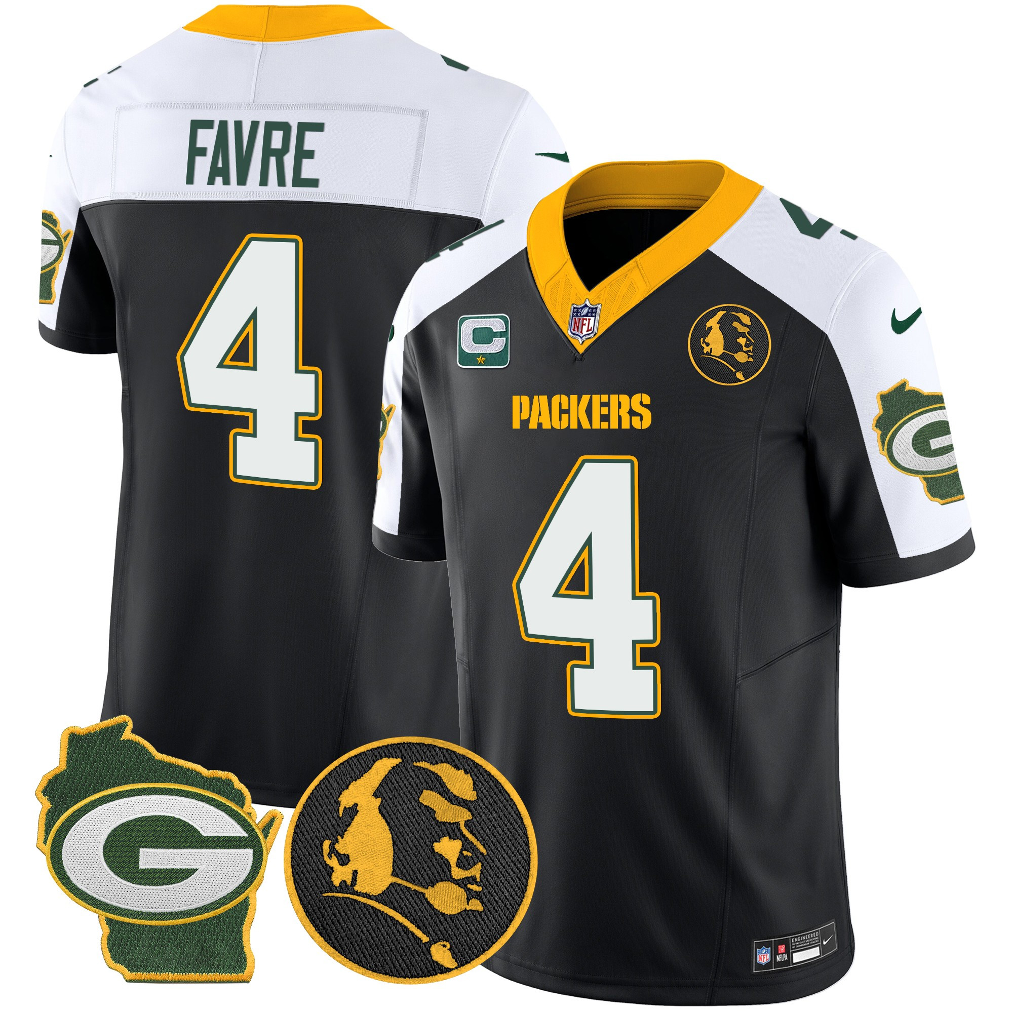 Men's Packers John Madden & Home Patch Vapor Limited Jersey - All Stitched - Image 6