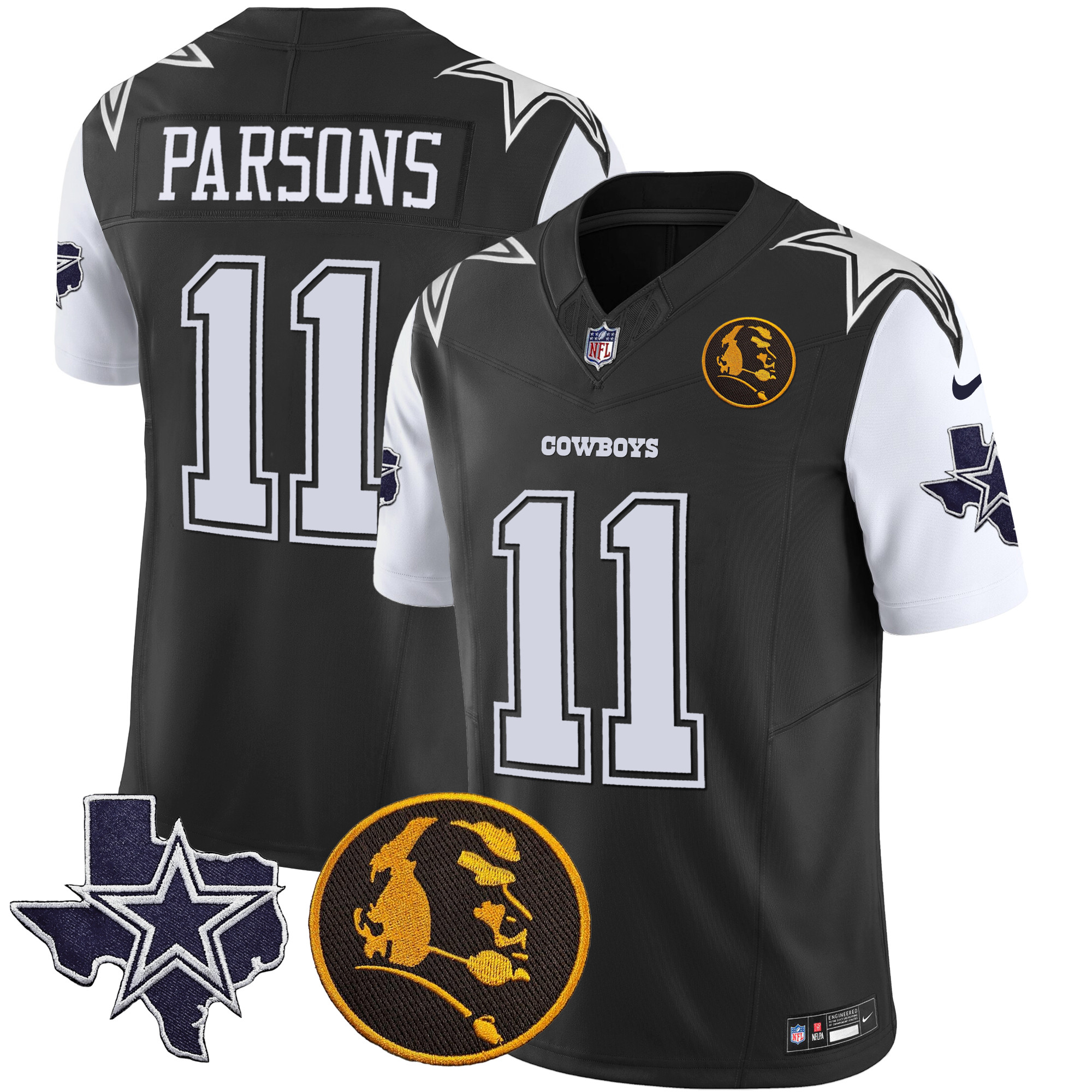 Men's Cowboys Texas & John Madden Patch Vapor Limited Jersey - All Stitched - Image 29