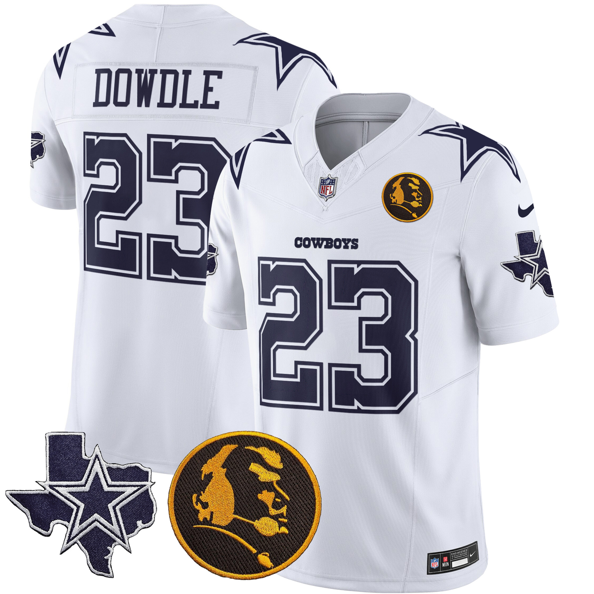 Men's Cowboys Texas & John Madden Patch Vapor Limited Jersey - All Stitched - Image 18
