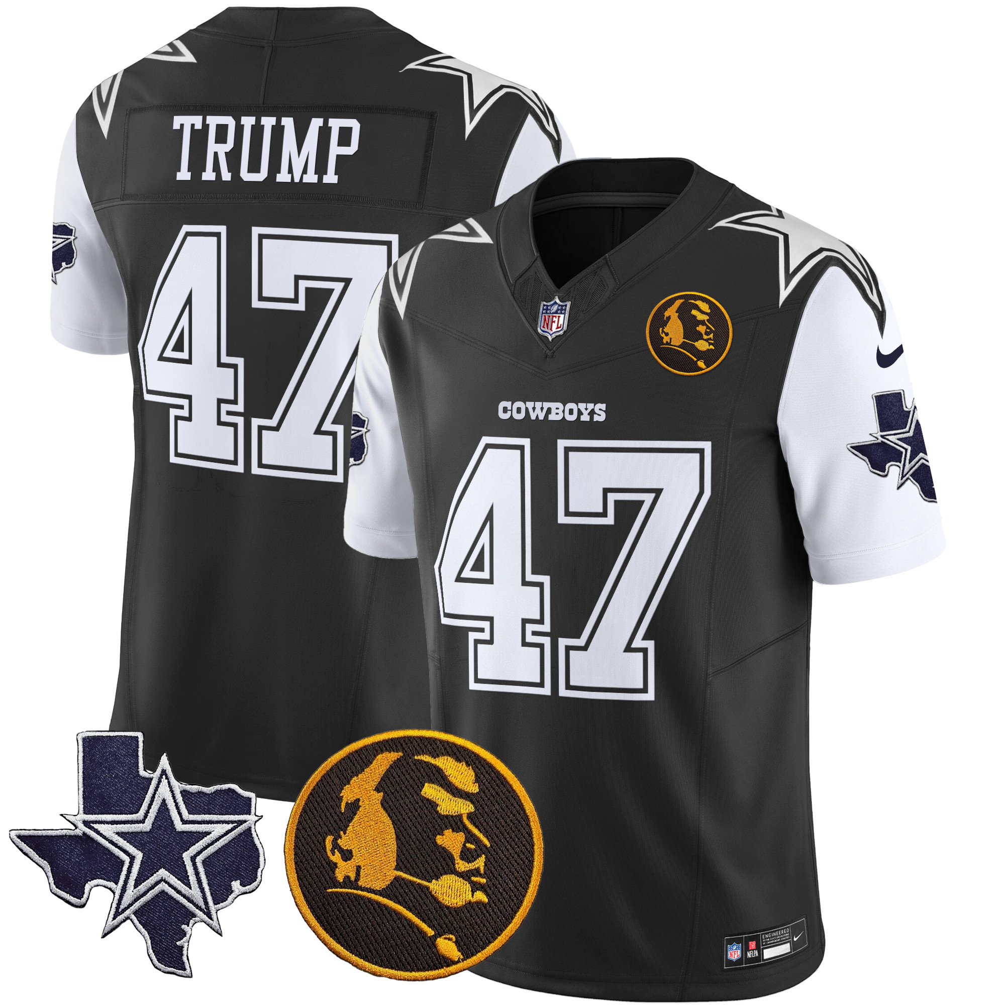 Men's Cowboys Texas & John Madden Patch Vapor Limited Jersey - All Stitched - Image 32
