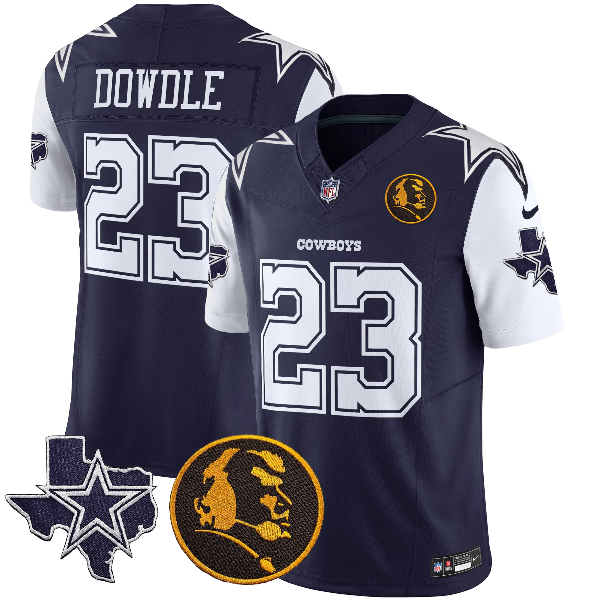 Men's Cowboys Texas & John Madden Patch Vapor Limited Jersey - All Stitched - Image 10