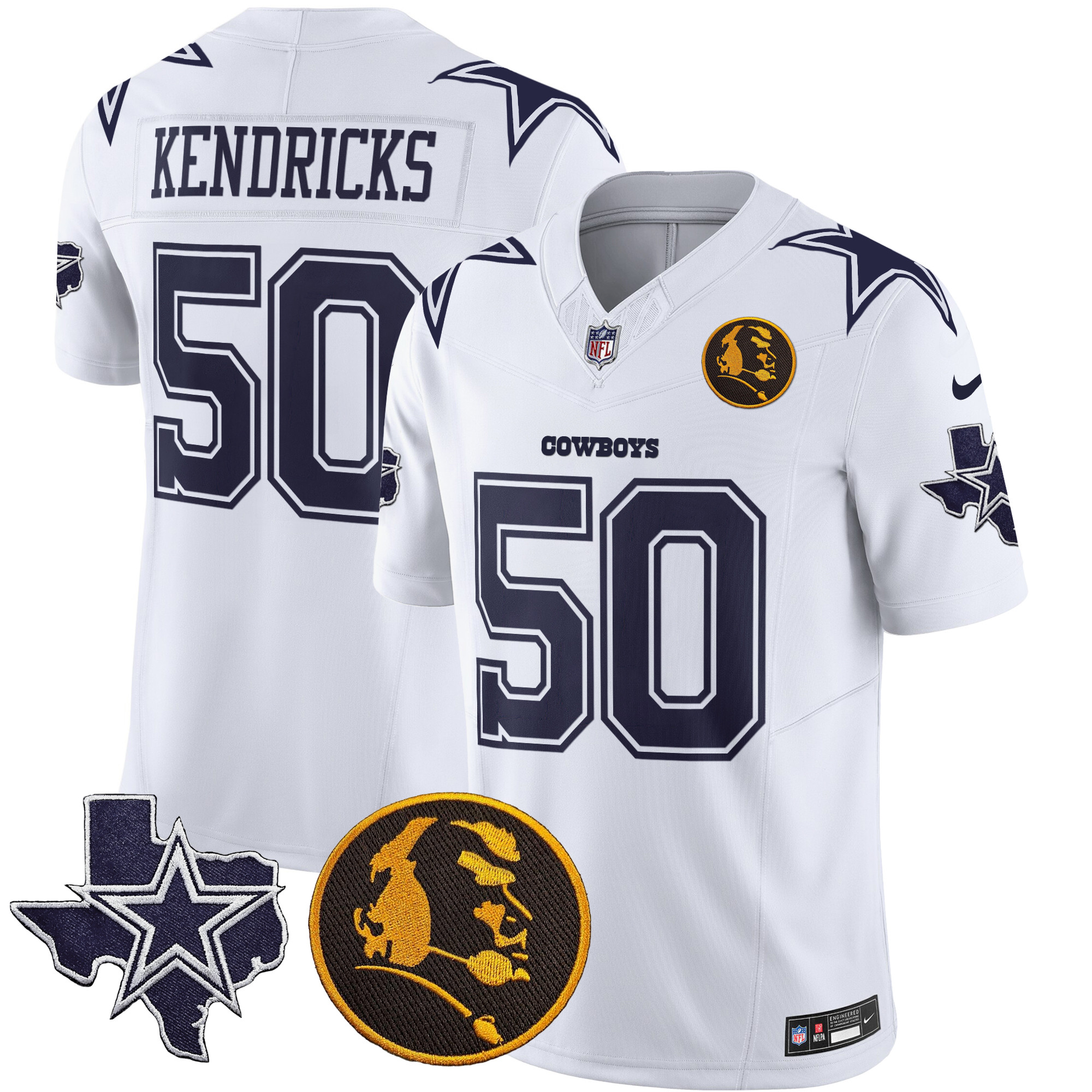 Men's Cowboys Texas & John Madden Patch Vapor Limited Jersey - All Stitched - Image 20