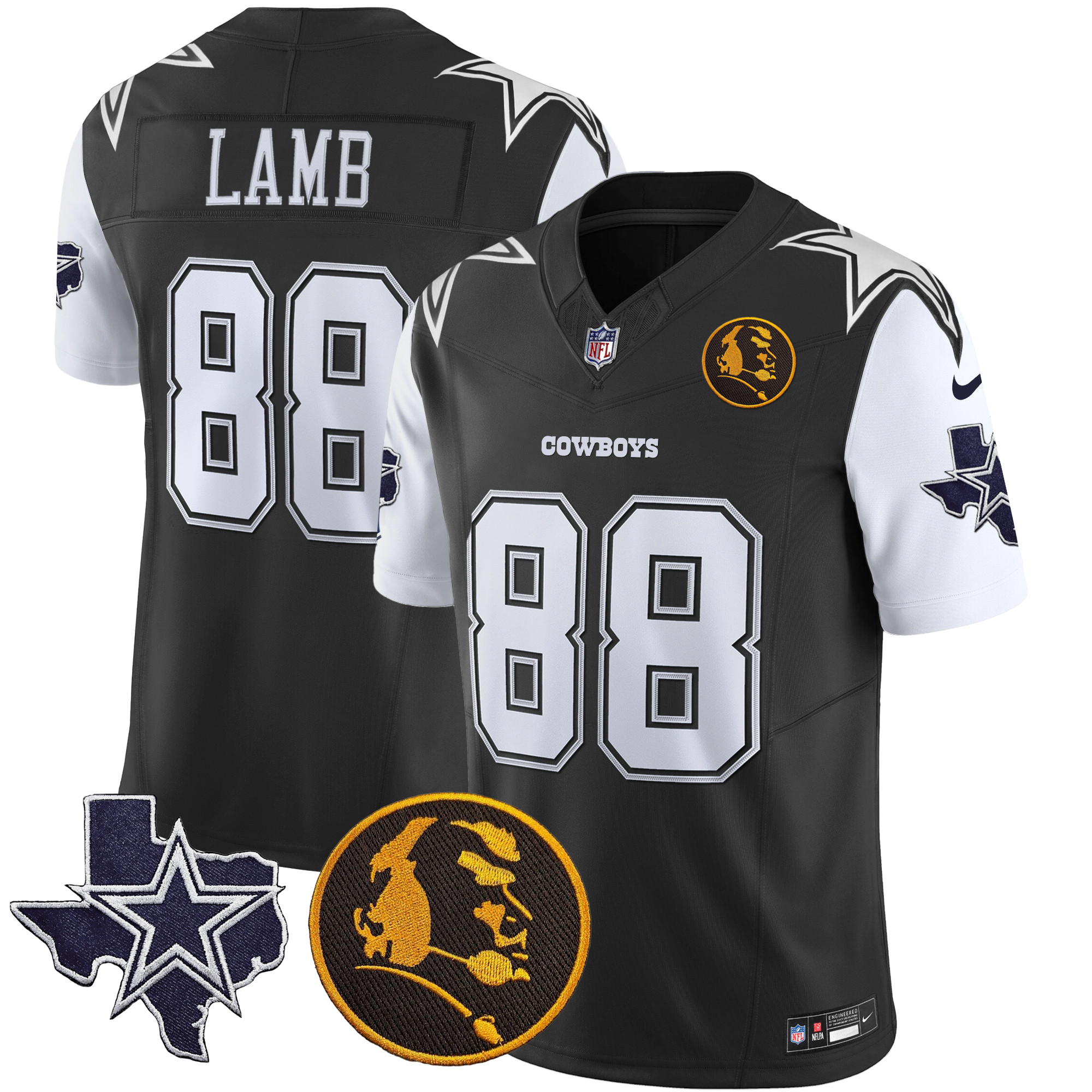 Men's Cowboys Texas & John Madden Patch Vapor Limited Jersey - All Stitched - Image 27