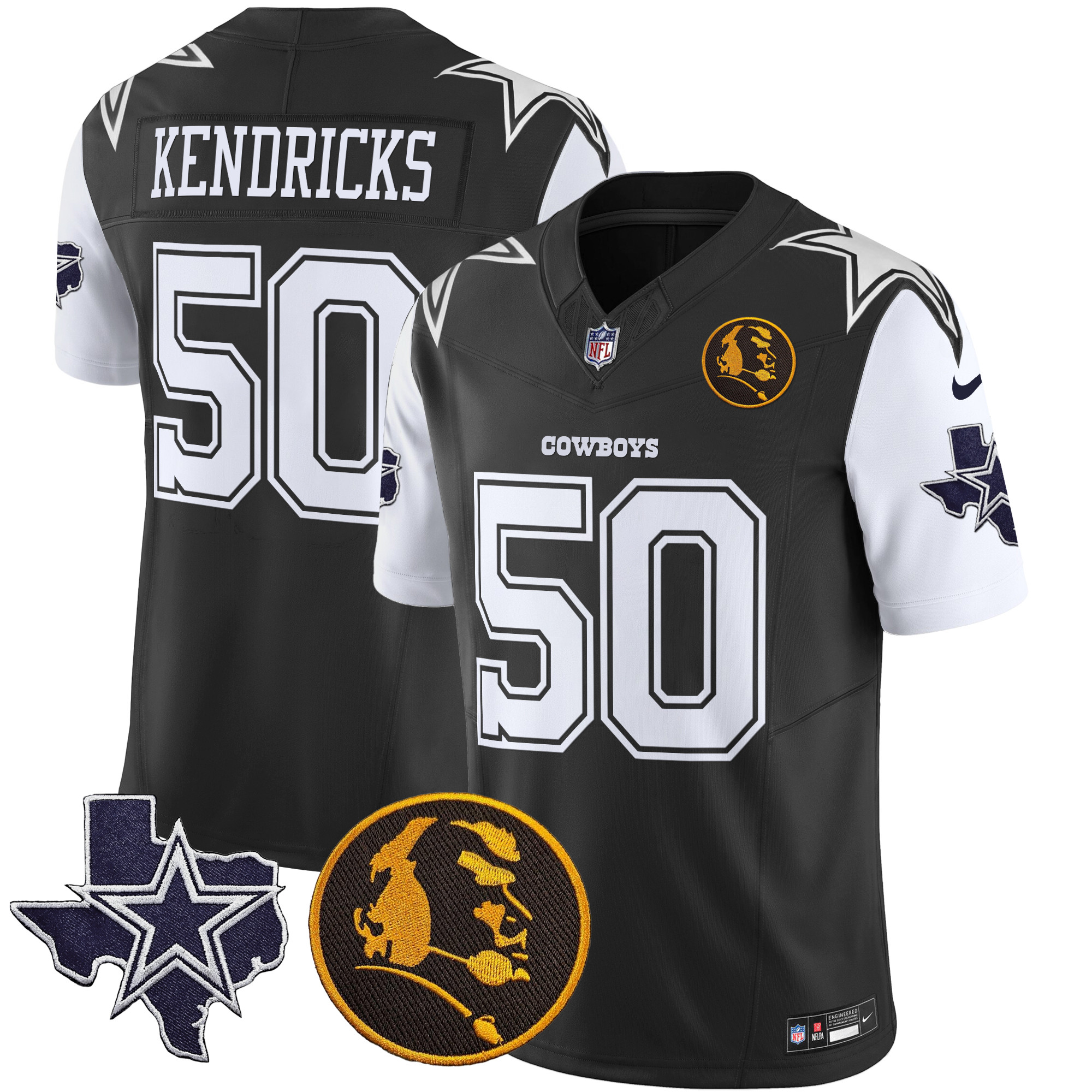 Men's Cowboys Texas & John Madden Patch Vapor Limited Jersey - All Stitched - Image 28