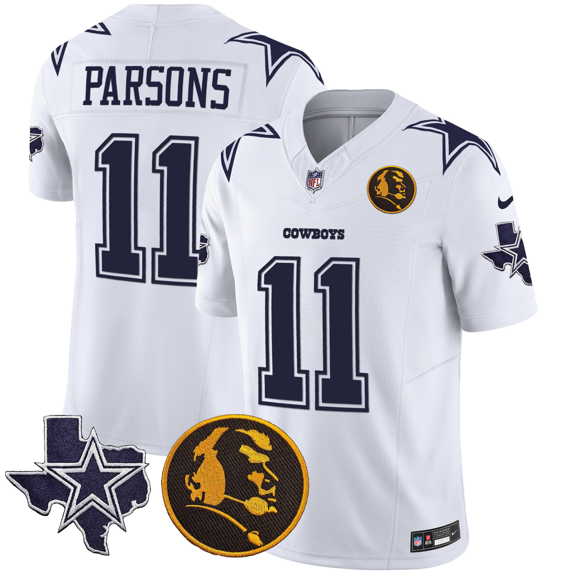 Men's Cowboys Texas & John Madden Patch Vapor Limited Jersey - All Stitched - Image 21