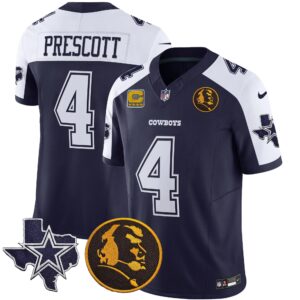 Men's Cowboys Texas & John Madden Patch Vapor Limited Jersey - All Stitched
