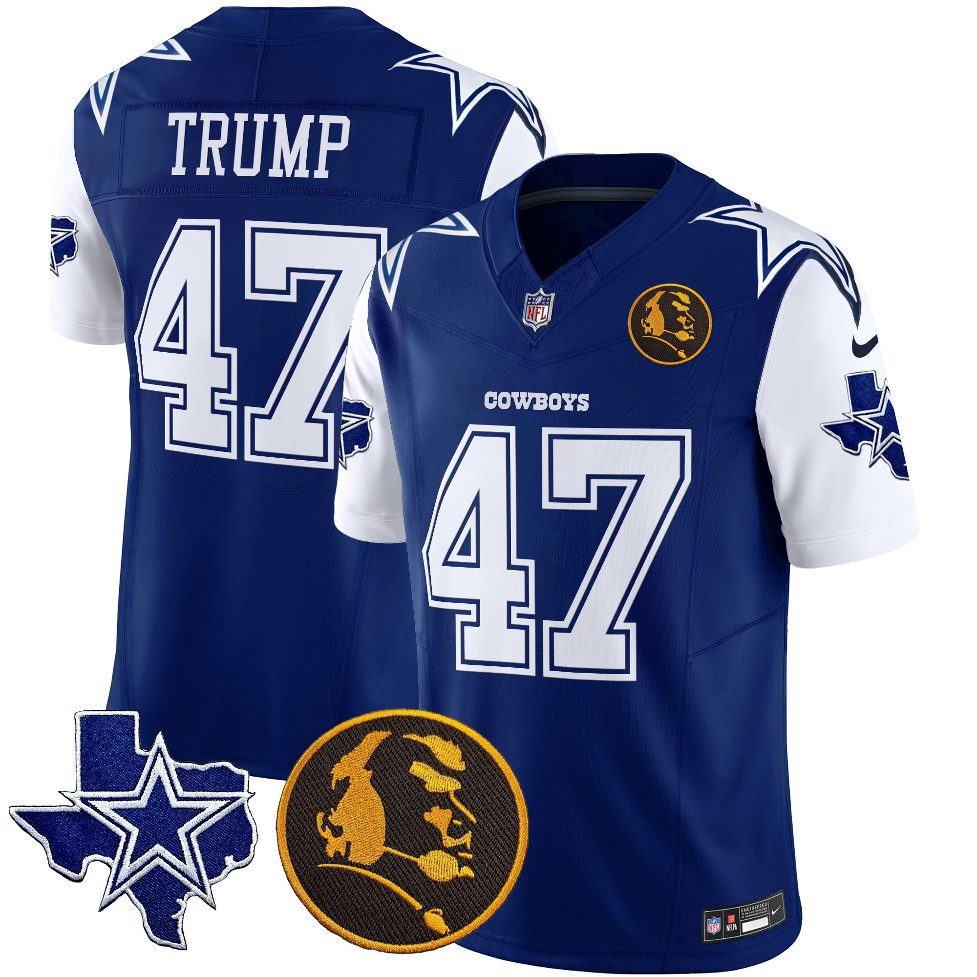 Men's Cowboys Texas & John Madden Patch Vapor Limited Jersey - All Stitched - Image 40