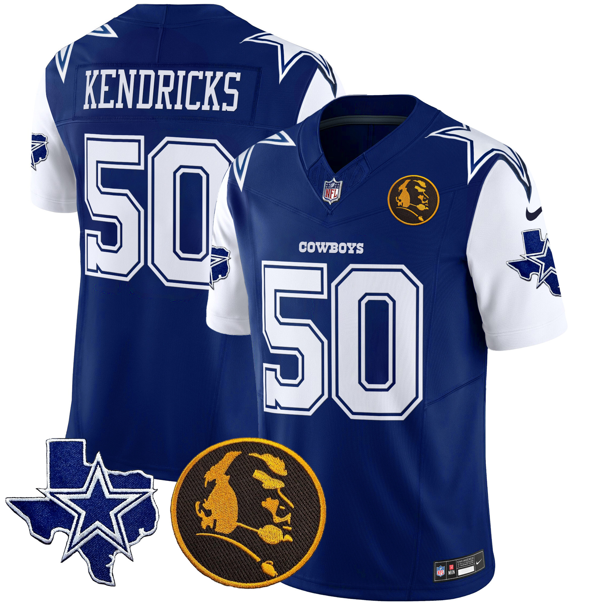Men's Cowboys Texas & John Madden Patch Vapor Limited Jersey - All Stitched - Image 36