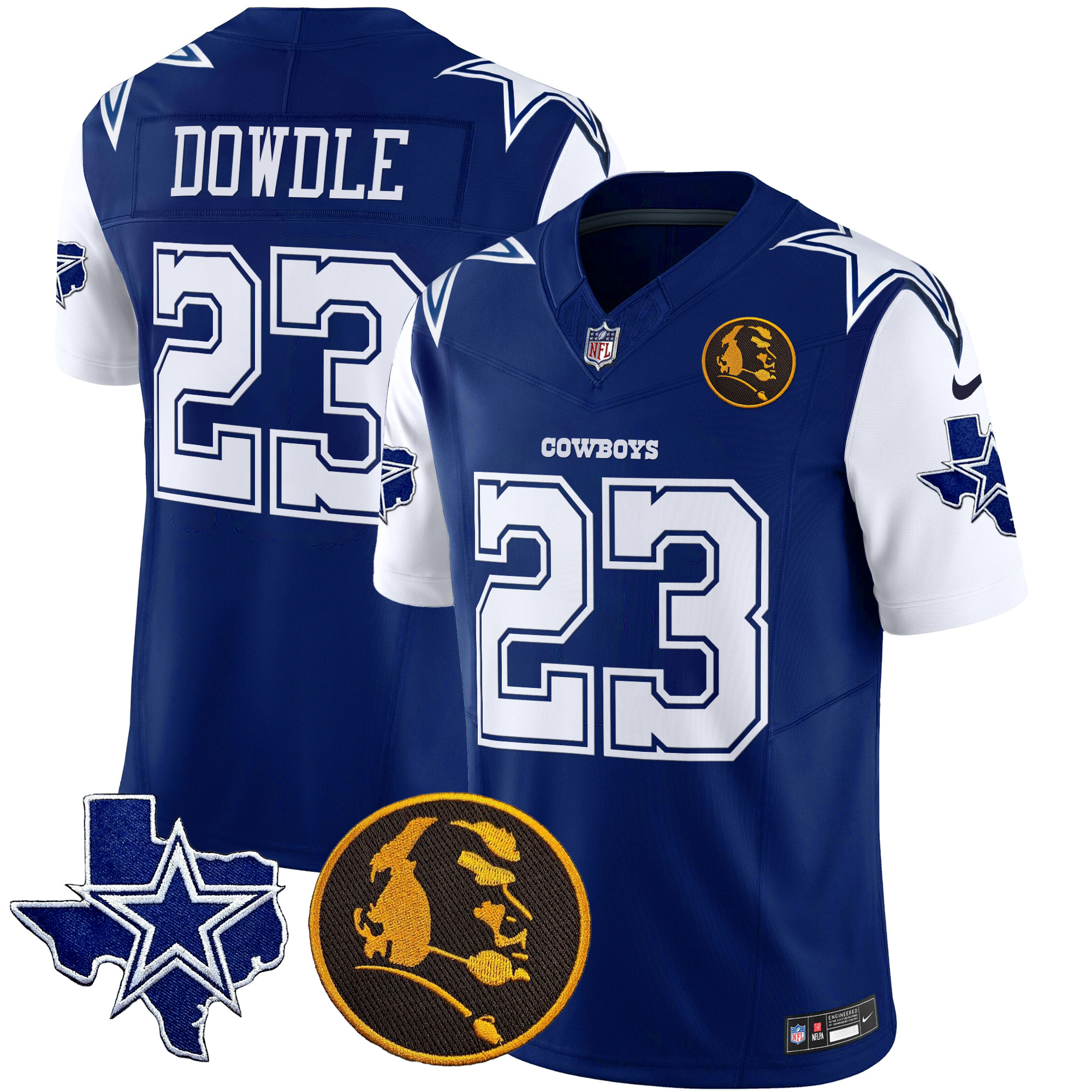 Men's Cowboys Texas & John Madden Patch Vapor Limited Jersey - All Stitched - Image 34