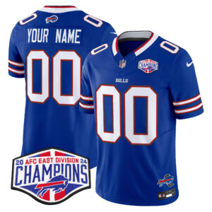 Bills 2024 AFC East Division Champions Vapor Limited Custom Jersey - All Stitched