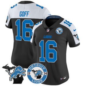 Women's Detroit Lions 2024 Vapor Limited Jersey - Est. 1934 Patch - All Stitched
