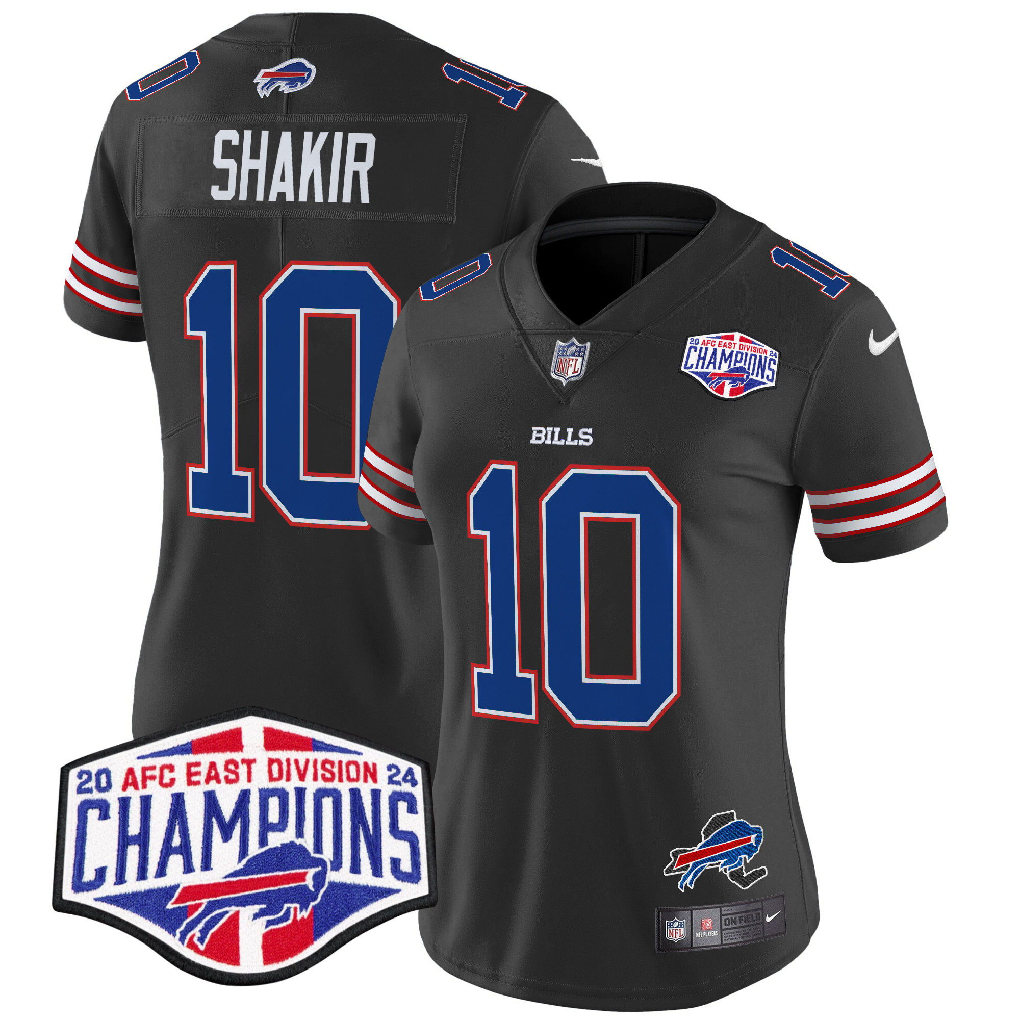 Women's Bills 2024 AFC East Division Champions Vapor Limited Jersey - All Stitched - Image 28