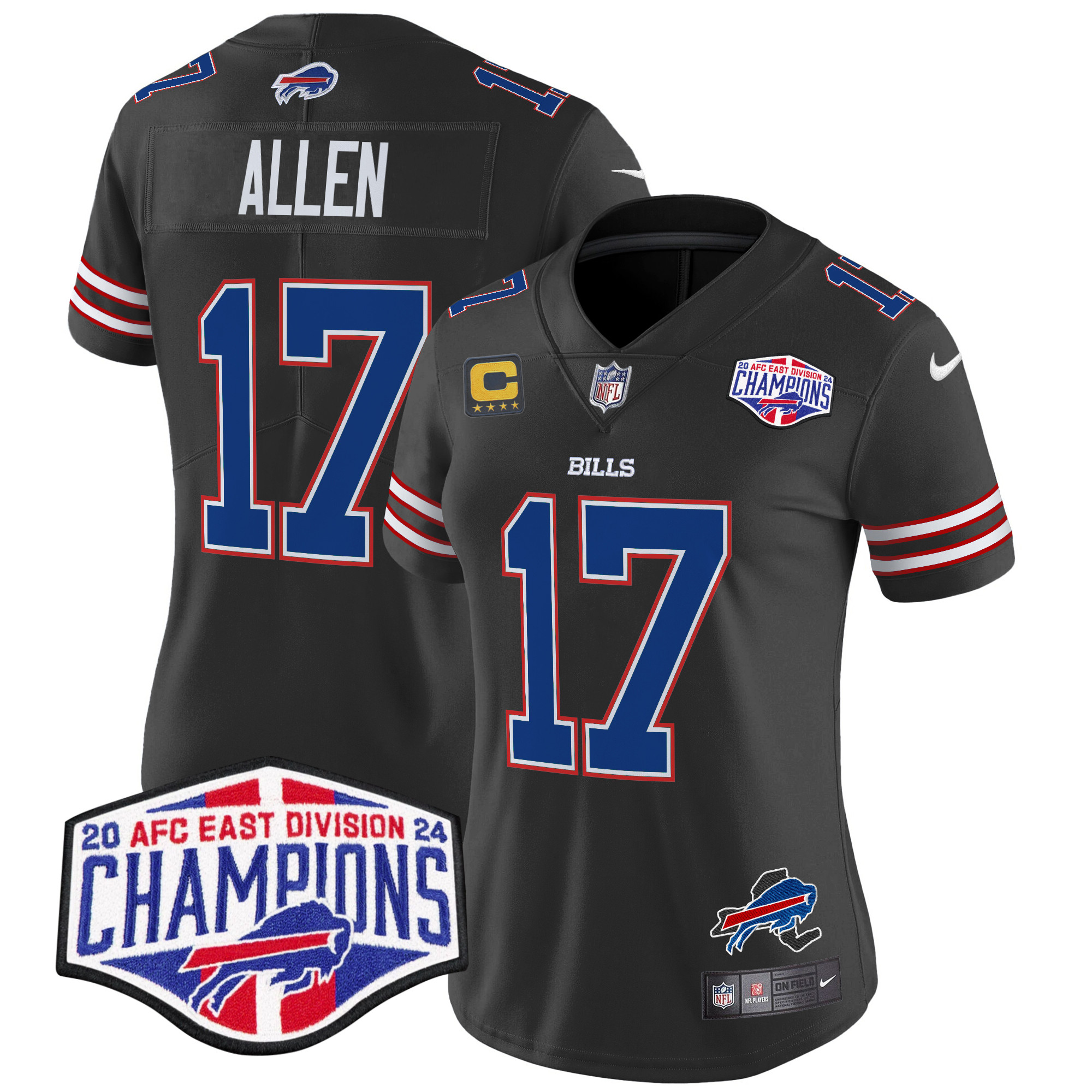 Women's Bills 2024 AFC East Division Champions Vapor Limited Jersey - All Stitched - Image 22