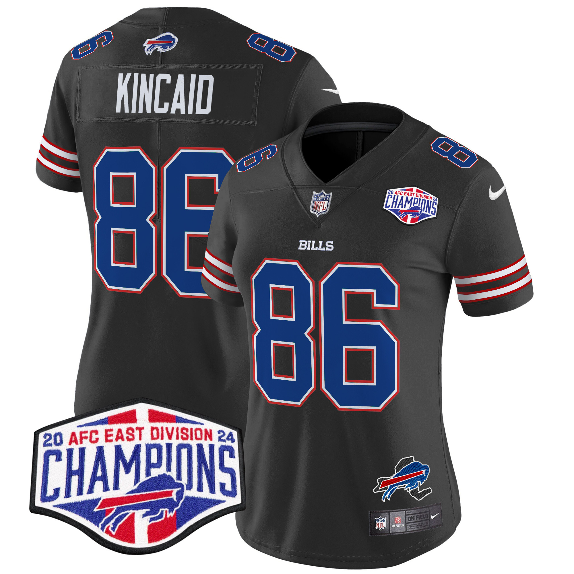 Women's Bills 2024 AFC East Division Champions Vapor Limited Jersey - All Stitched - Image 26