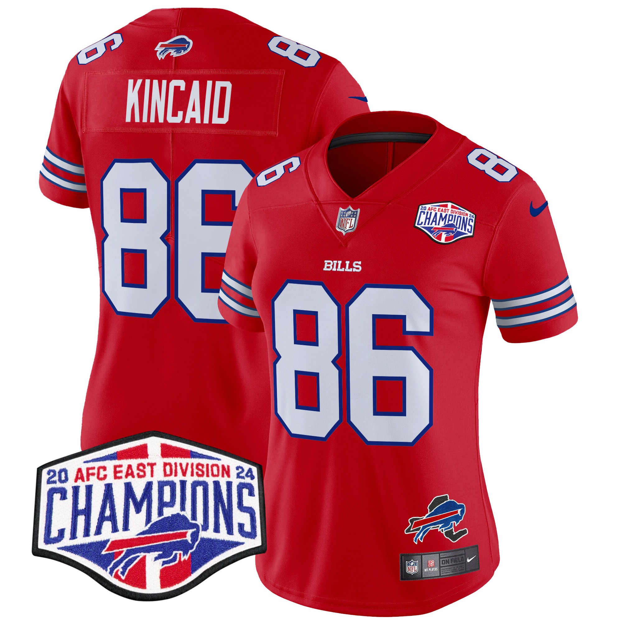 Women's Bills 2024 AFC East Division Champions Vapor Limited Jersey - All Stitched - Image 12