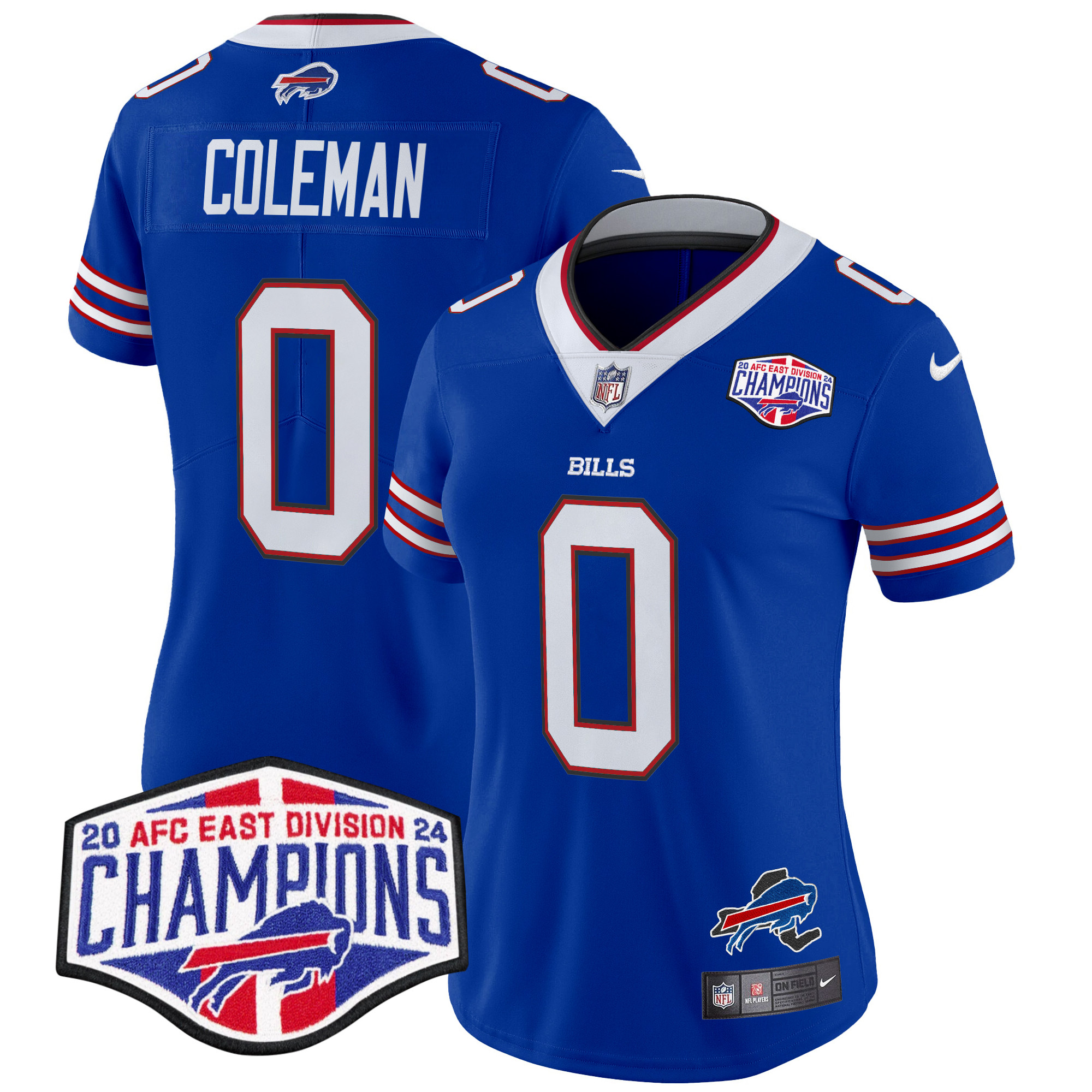 Women's Bills 2024 AFC East Division Champions Vapor Limited Jersey - All Stitched - Image 6