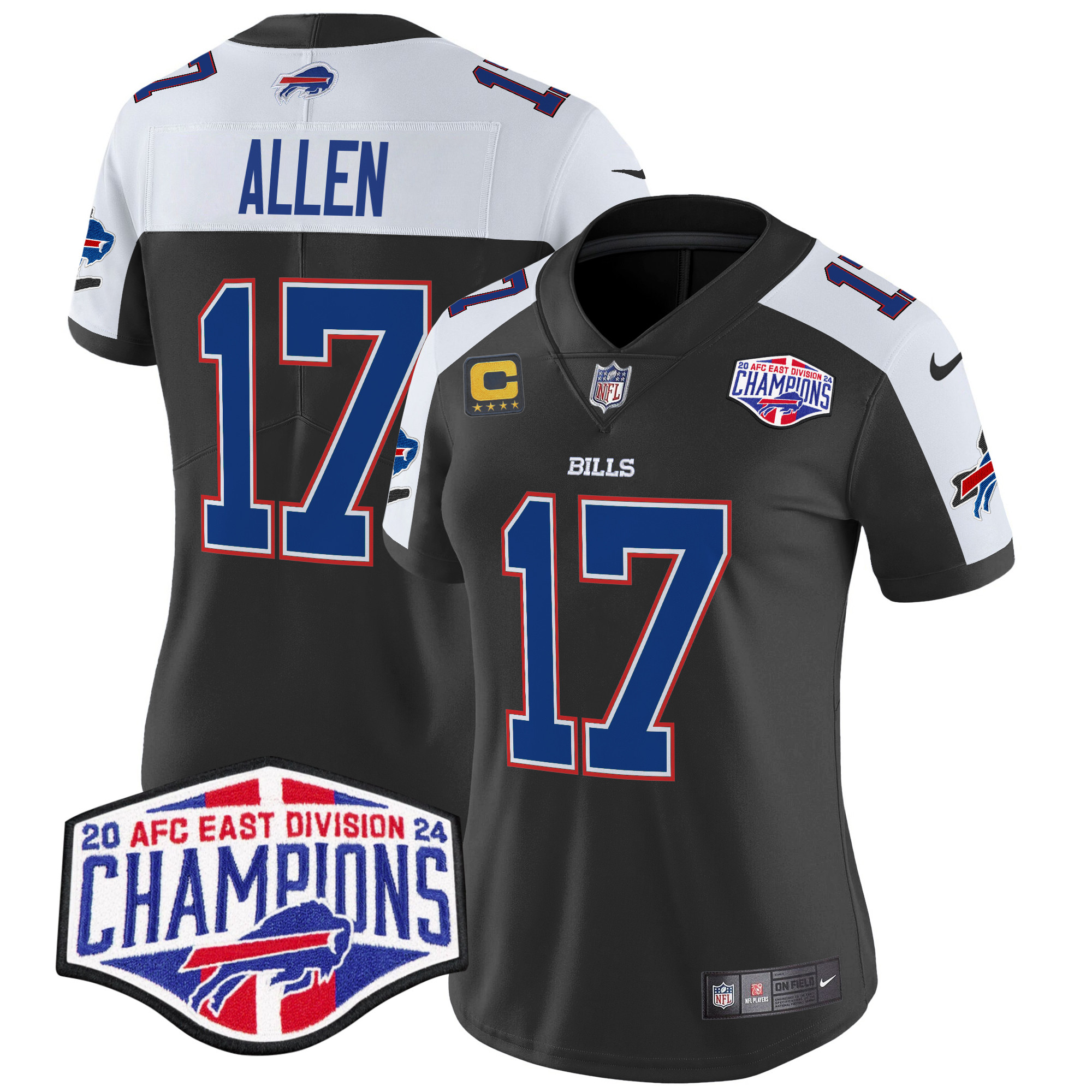 Women's Bills 2024 AFC East Division Champions Vapor Limited Jersey - All Stitched - Image 36