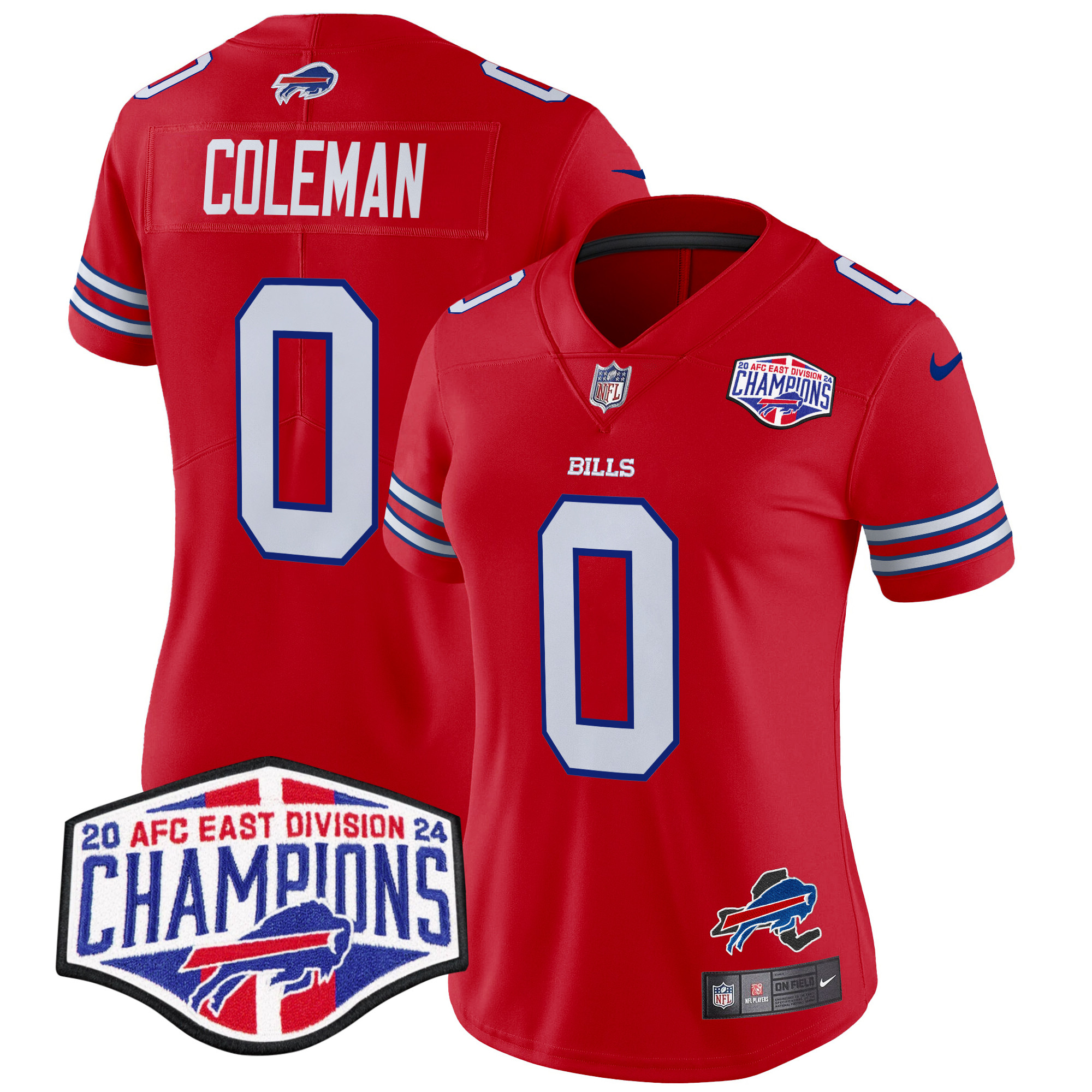 Women's Bills 2024 AFC East Division Champions Vapor Limited Jersey - All Stitched - Image 13