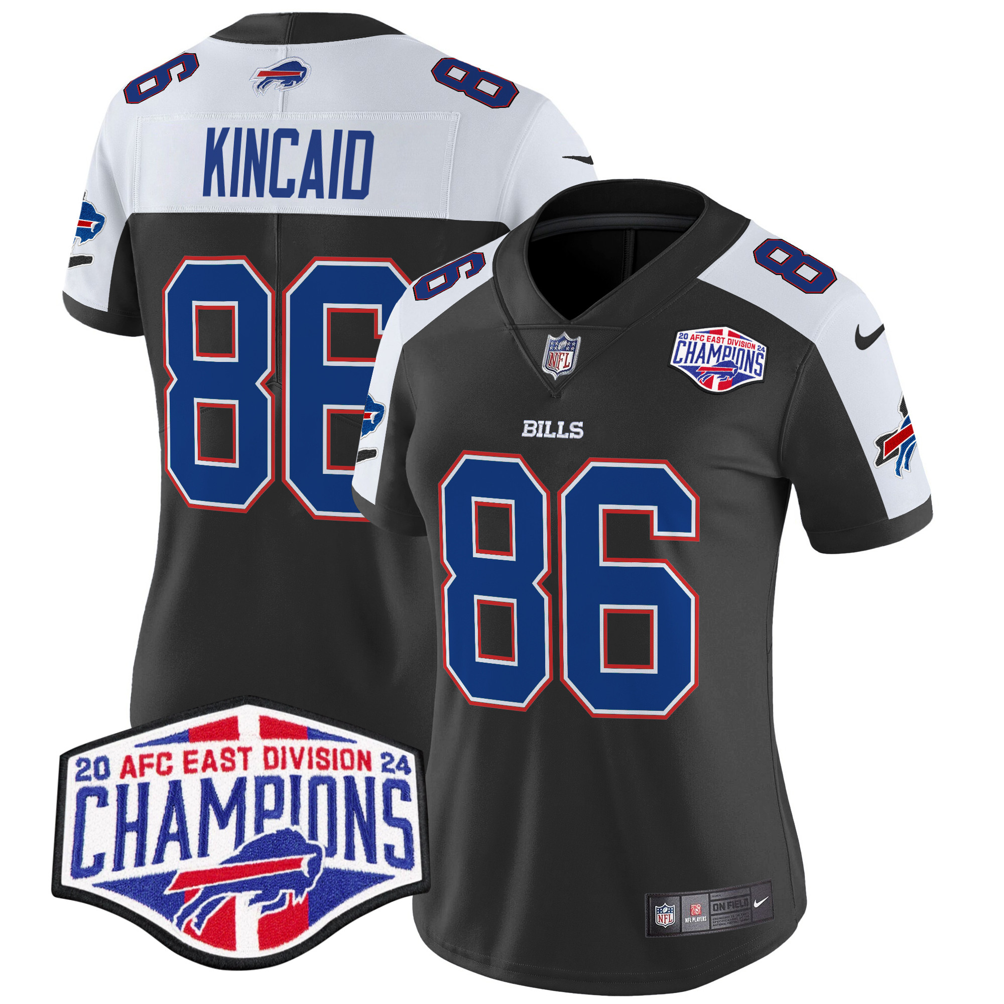 Women's Bills 2024 AFC East Division Champions Vapor Limited Jersey - All Stitched - Image 40