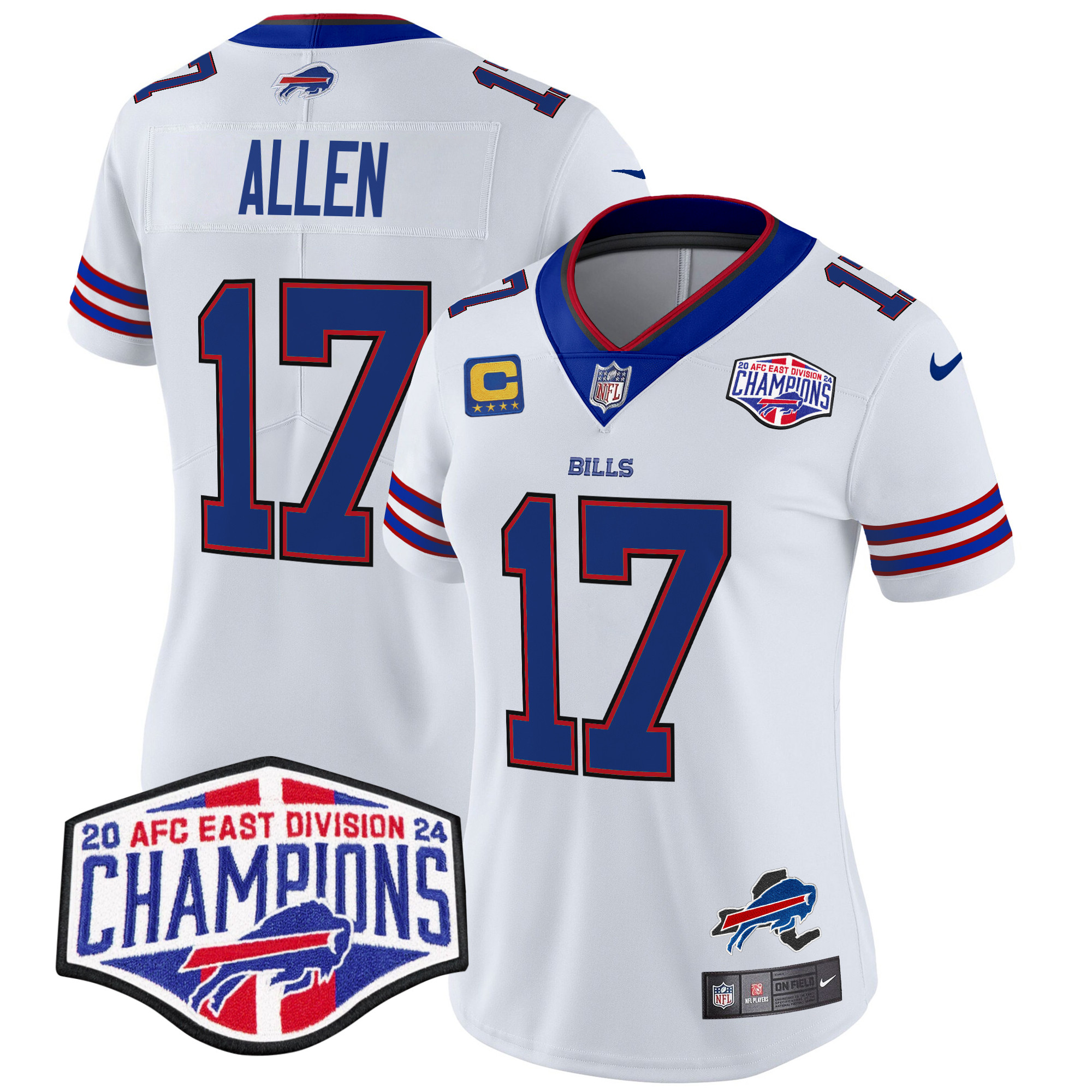 Women's Bills 2024 AFC East Division Champions Vapor Limited Jersey - All Stitched - Image 15