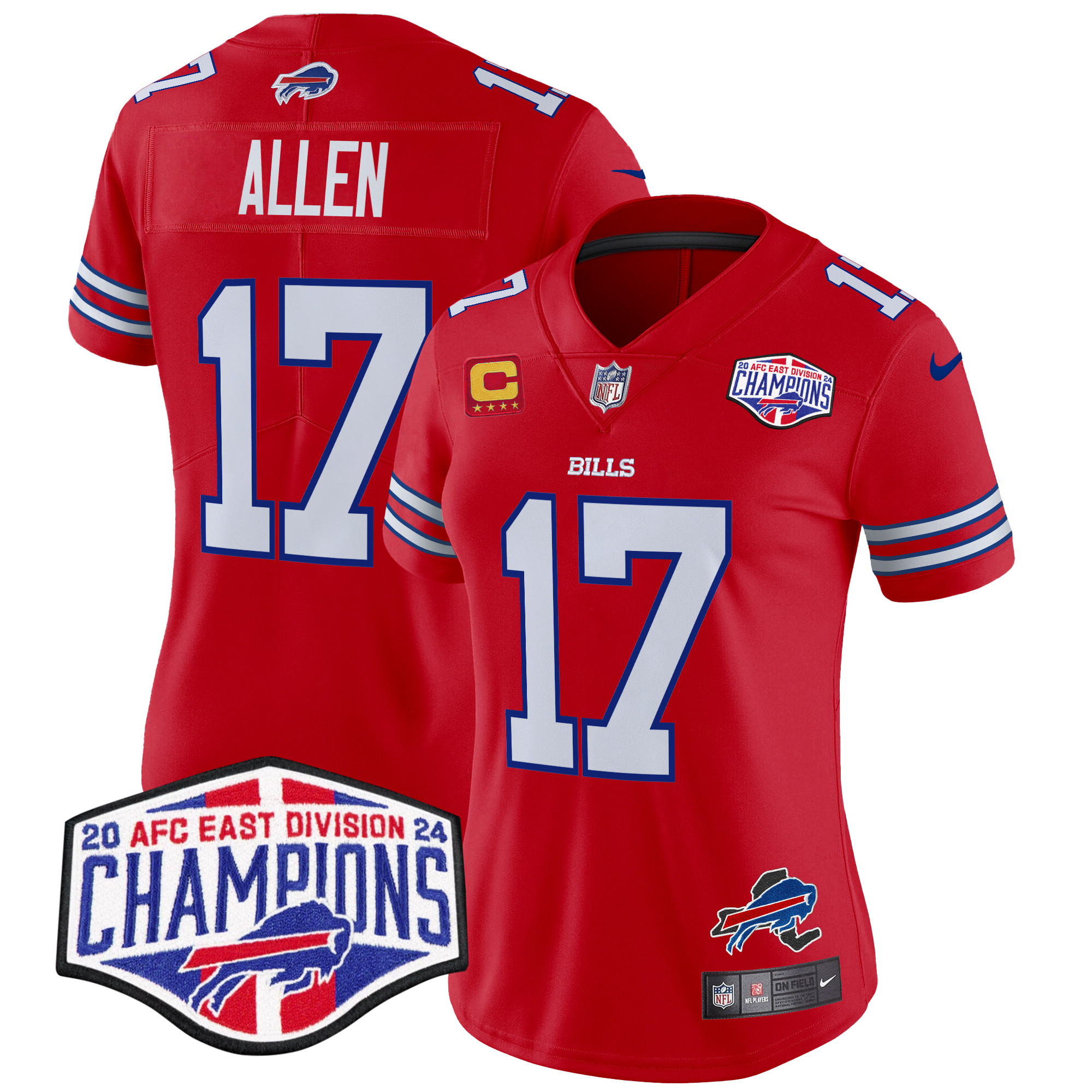 Women's Bills 2024 AFC East Division Champions Vapor Limited Jersey - All Stitched - Image 8
