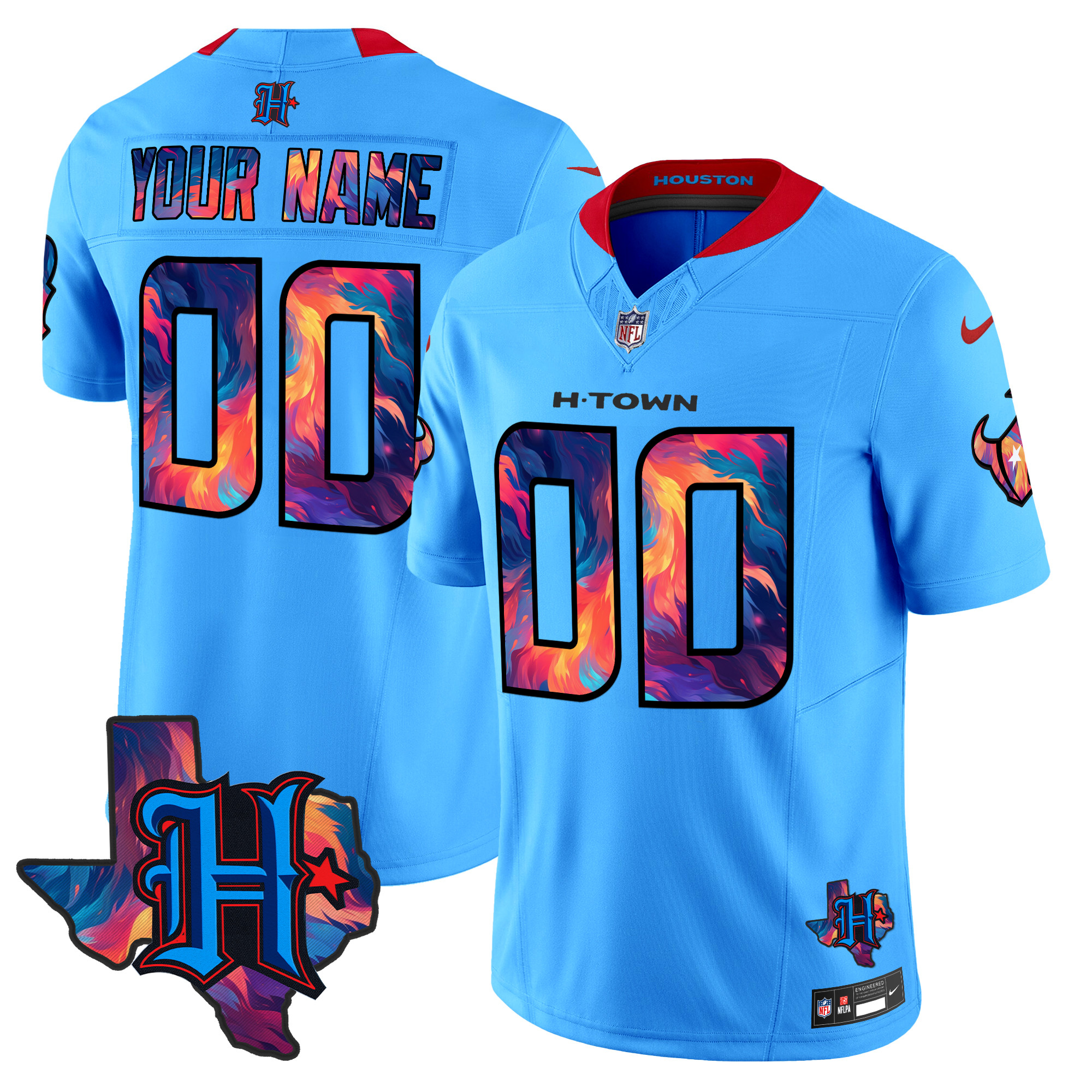 Houston Texans 2024 Special Vapor Limited Custom Jersey - All Stitched