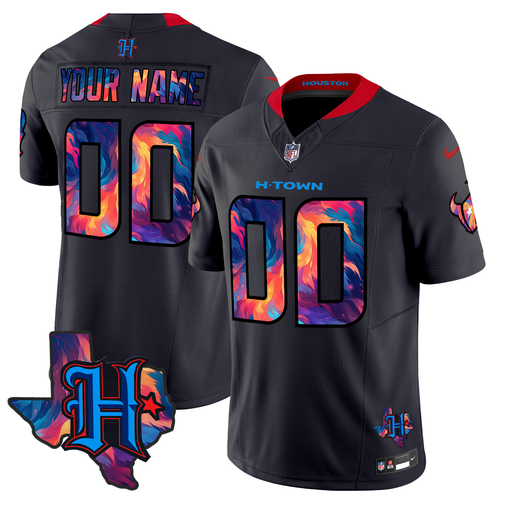 Houston Texans 2024 Special Vapor Limited Custom Jersey - All Stitched - Image 2