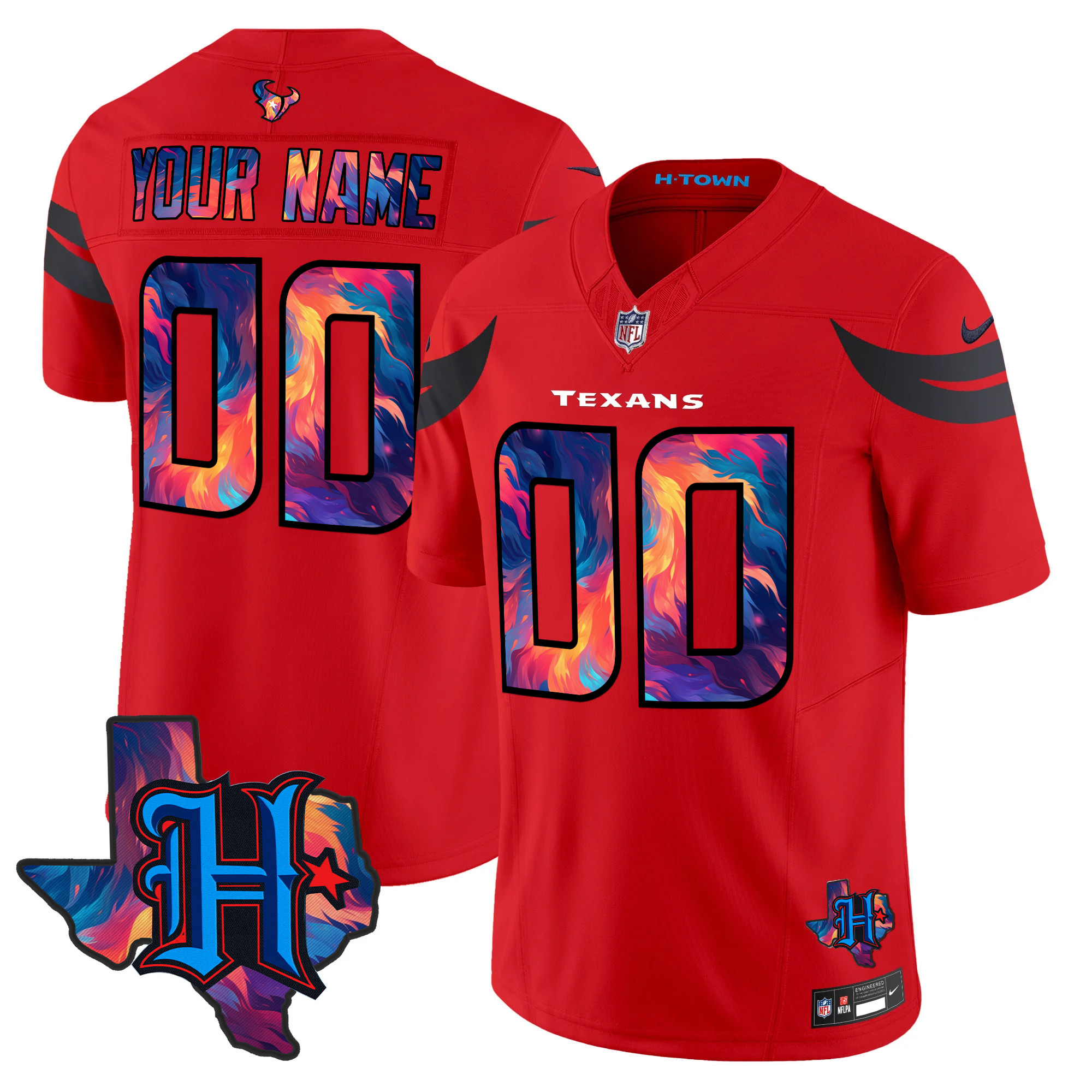 Houston Texans 2024 Special Vapor Limited Custom Jersey - All Stitched - Image 3