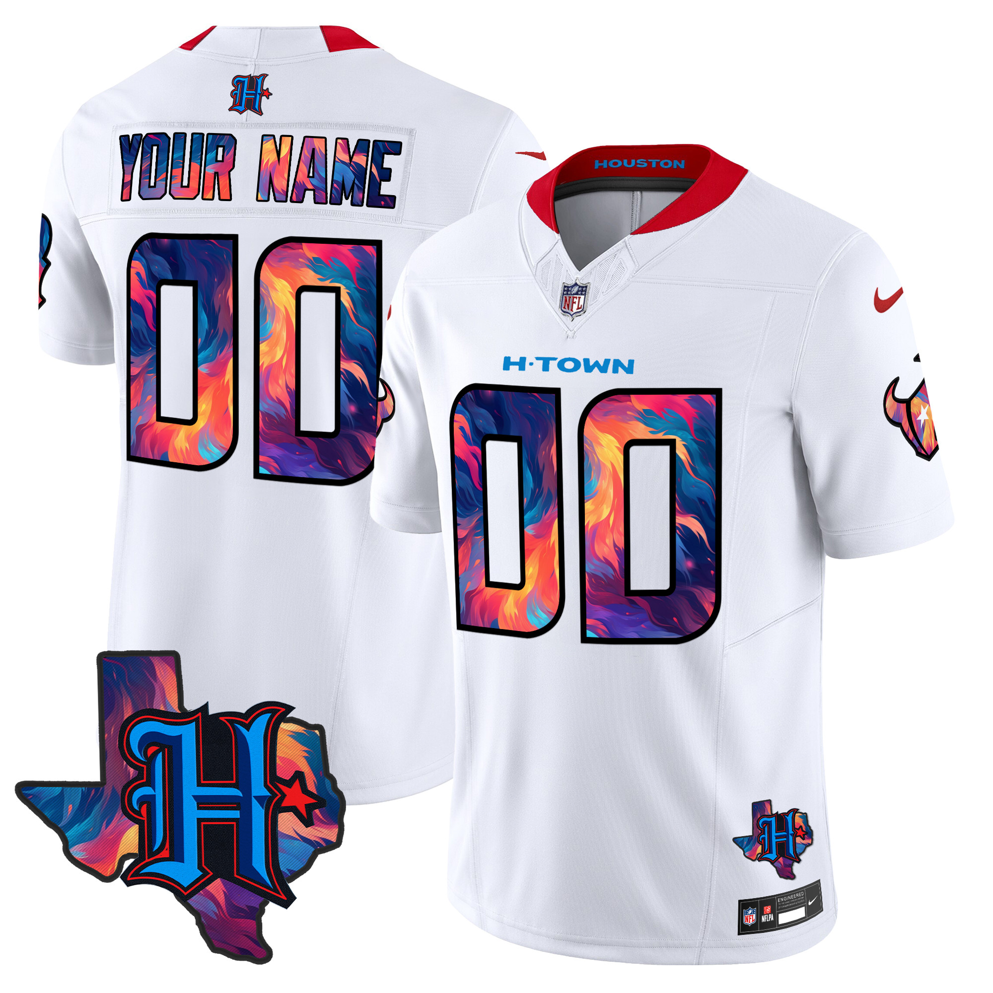 Houston Texans 2024 Special Vapor Limited Custom Jersey - All Stitched - Image 6