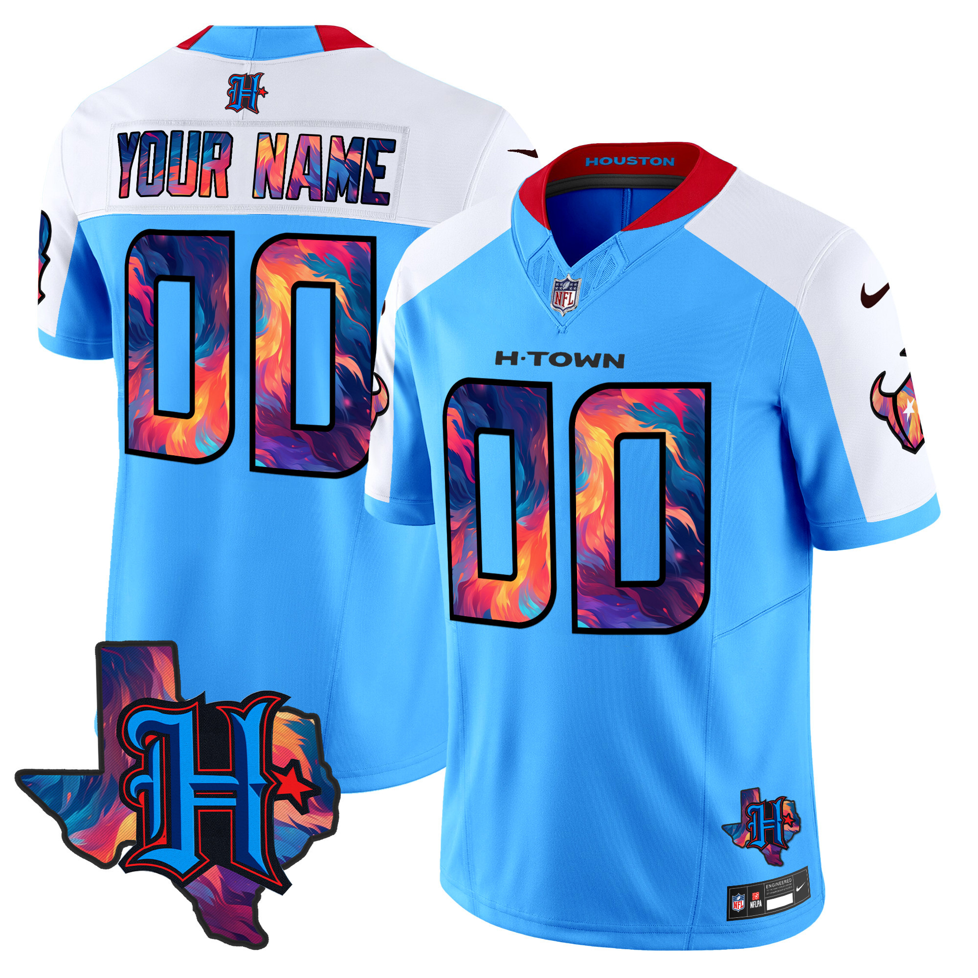 Houston Texans 2024 Special Vapor Limited Custom Jersey - All Stitched - Image 5