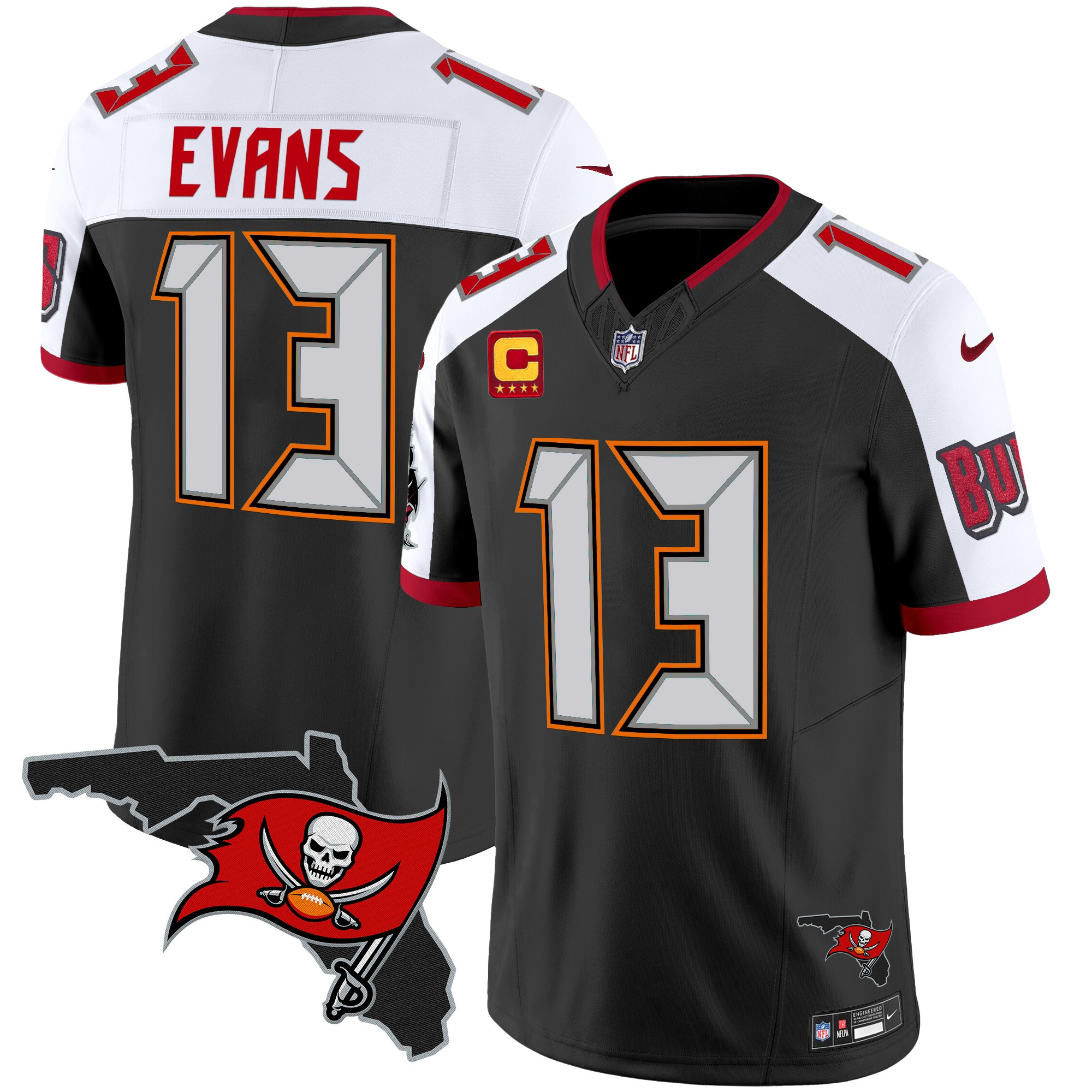 Men's Buccaneers Florida Patch Vapor Limited Jersey V2 - All Stitched - Image 2
