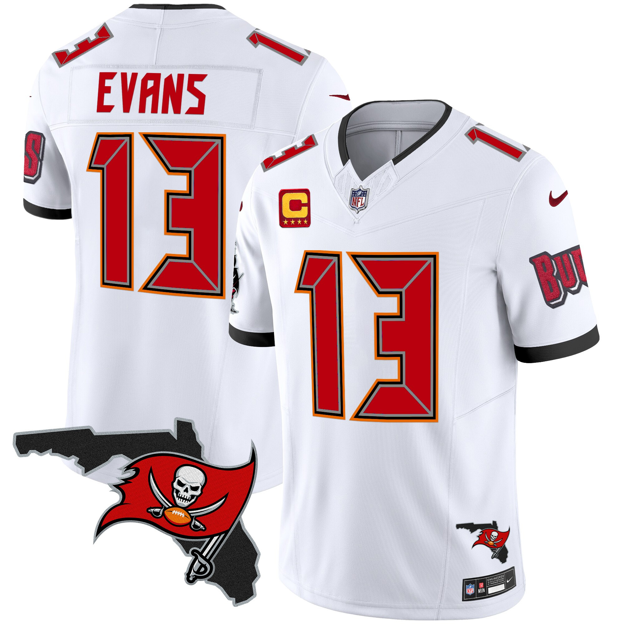 Men's Buccaneers Florida Patch Vapor Limited Jersey V2 - All Stitched - Image 23