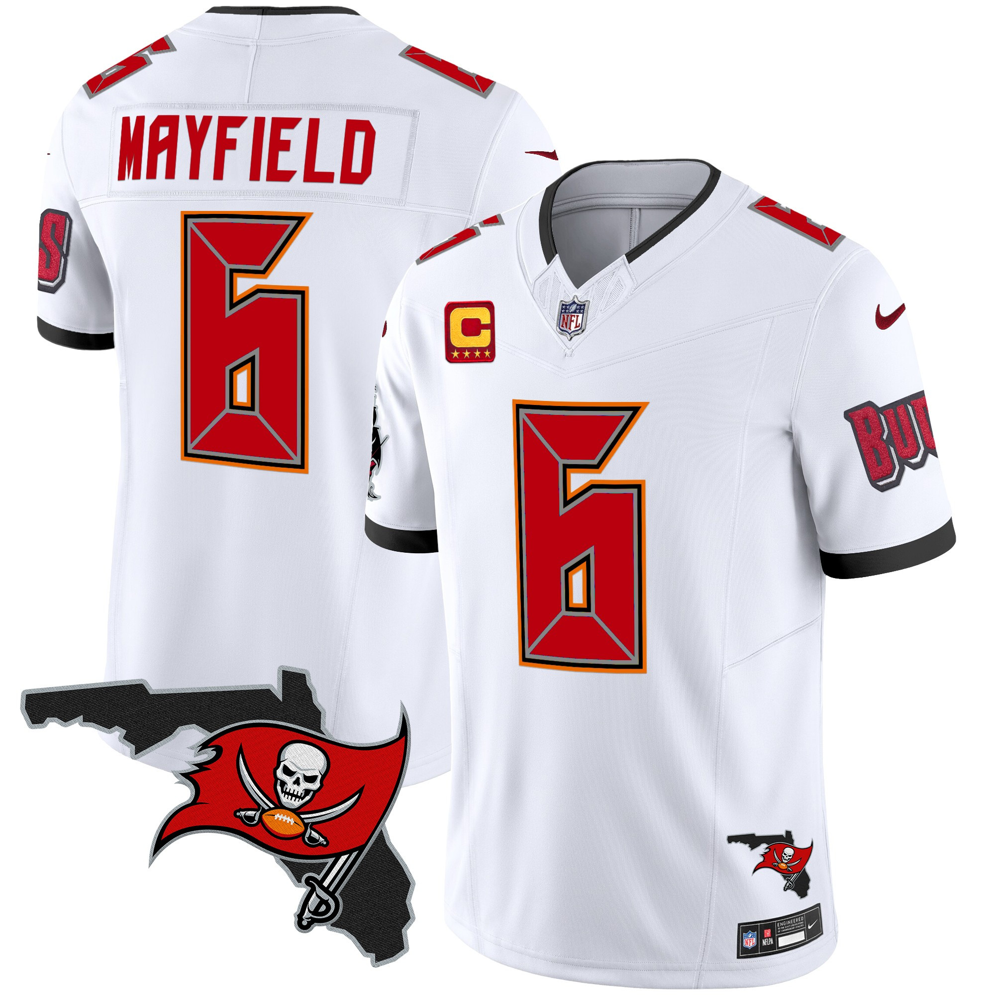 Men's Buccaneers Florida Patch Vapor Limited Jersey V2 - All Stitched - Image 25