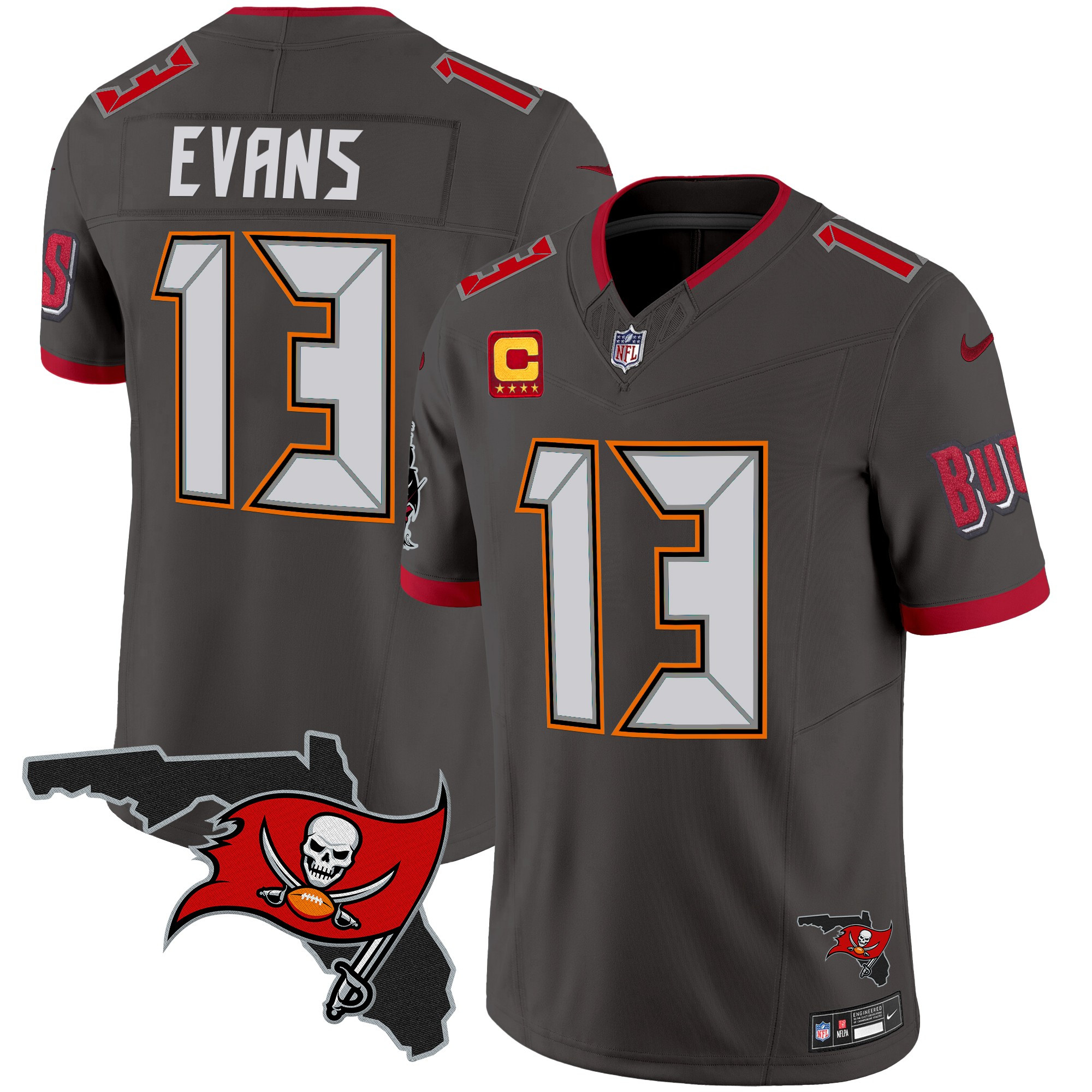 Men's Buccaneers Florida Patch Vapor Limited Jersey V2 - All Stitched - Image 30