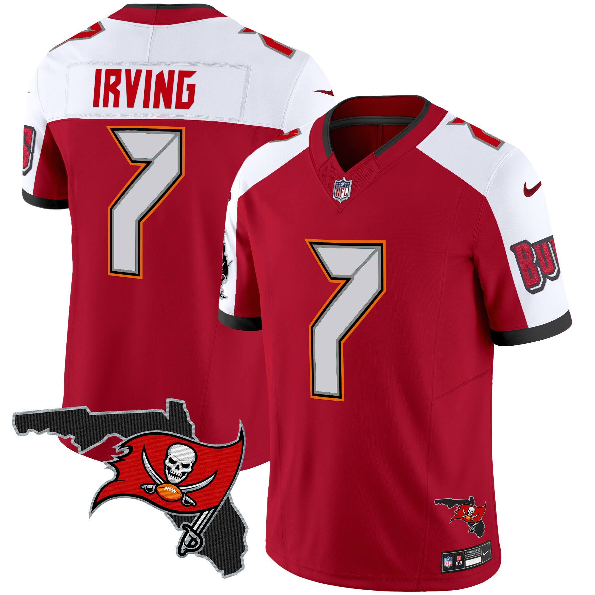 Men's Buccaneers Florida Patch Vapor Limited Jersey V2 - All Stitched - Image 14