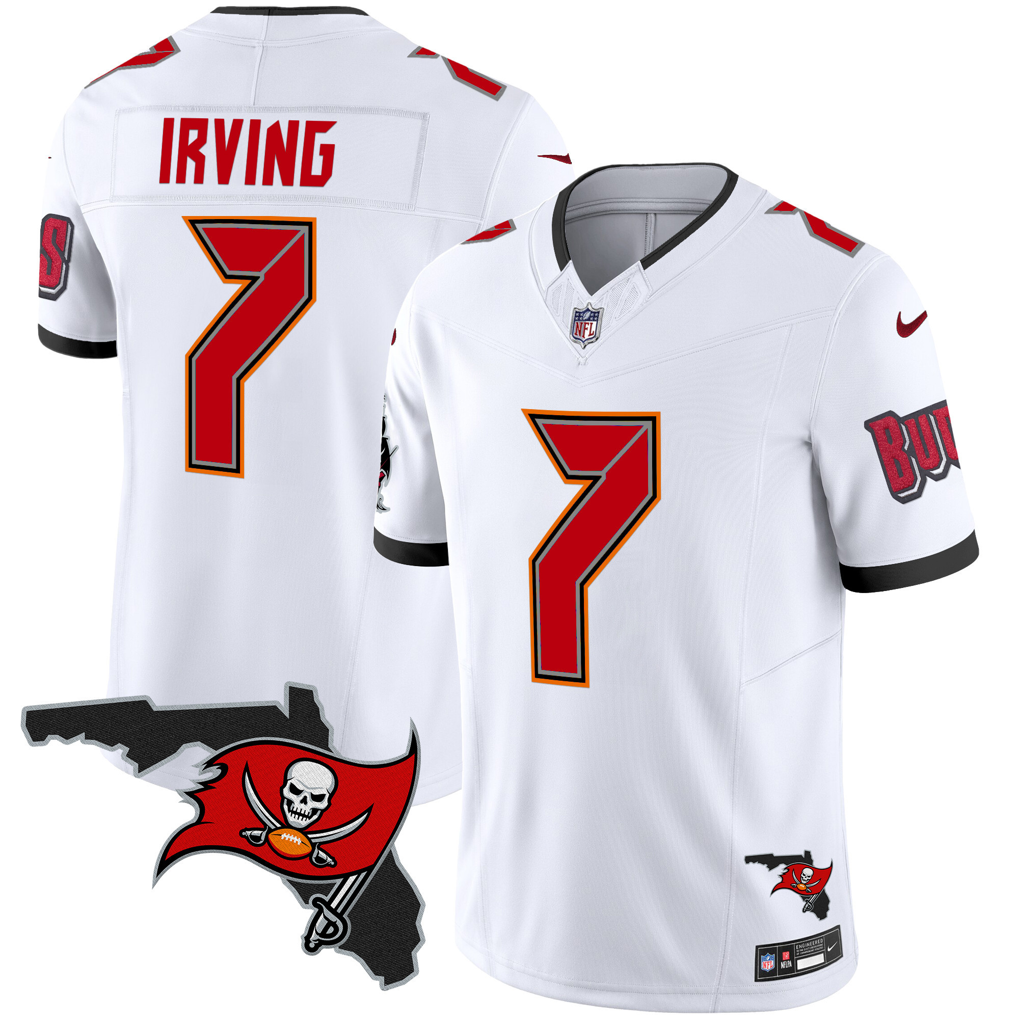 Men's Buccaneers Florida Patch Vapor Limited Jersey V2 - All Stitched - Image 28