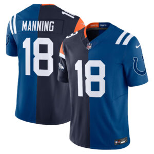 Peyton Manning Split Vapor Limited Jersey - All Stitched