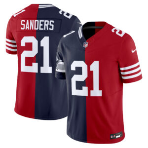 Deion Sanders Split Vapor Limited Jersey - All Stitched