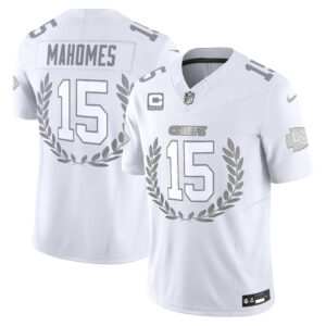 Kansas City Chiefs Platinum MVP Vapor Limited Jersey - All Stitched
