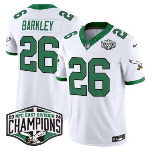 Men's Philadelphia Eagles Kelly Green 2024 NFC East Division Champions Vapor Limited Jersey - All Stitched