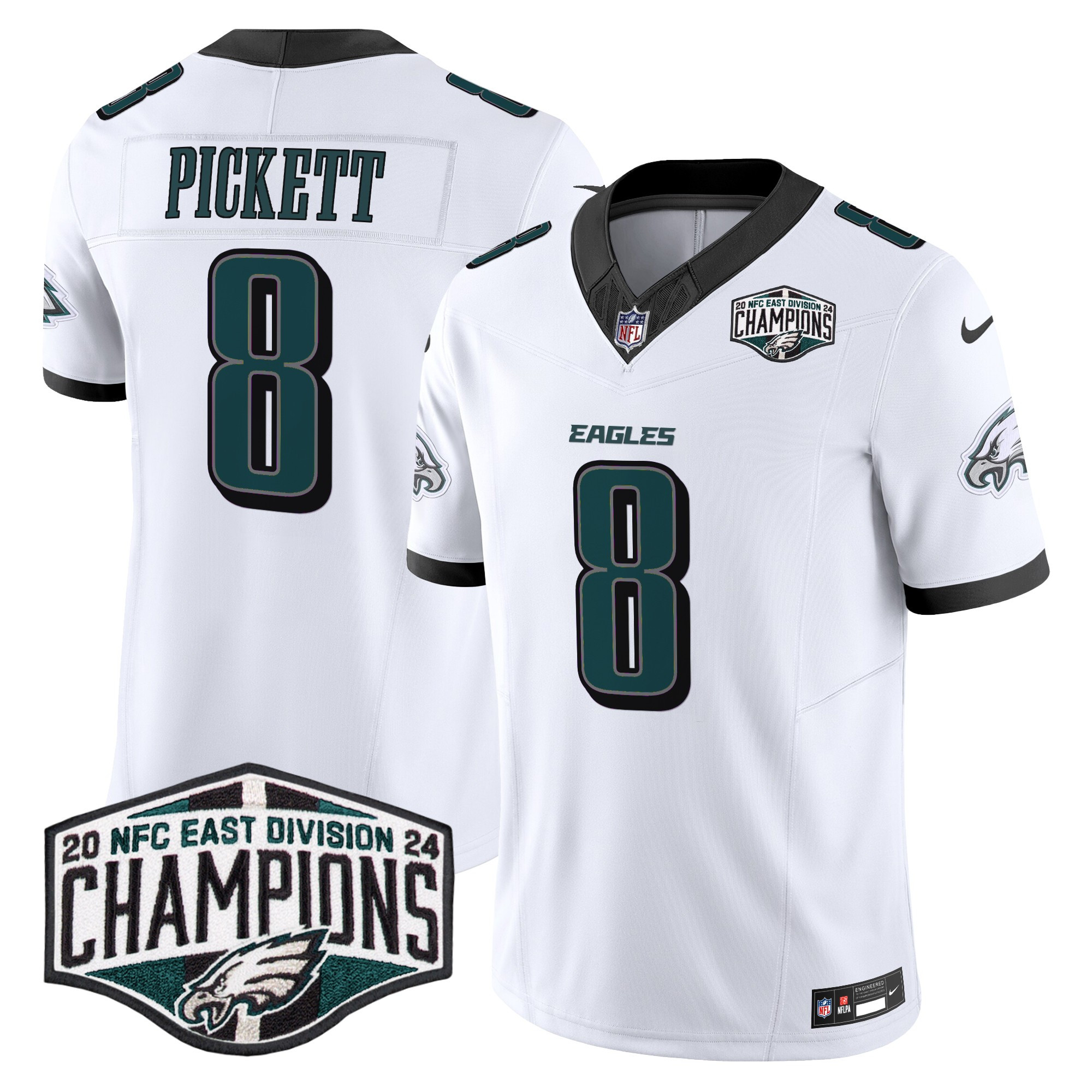 Men's Eagles 2024 NFC East Division Champions Vapor Limited Jersey - All Stitched - Image 11