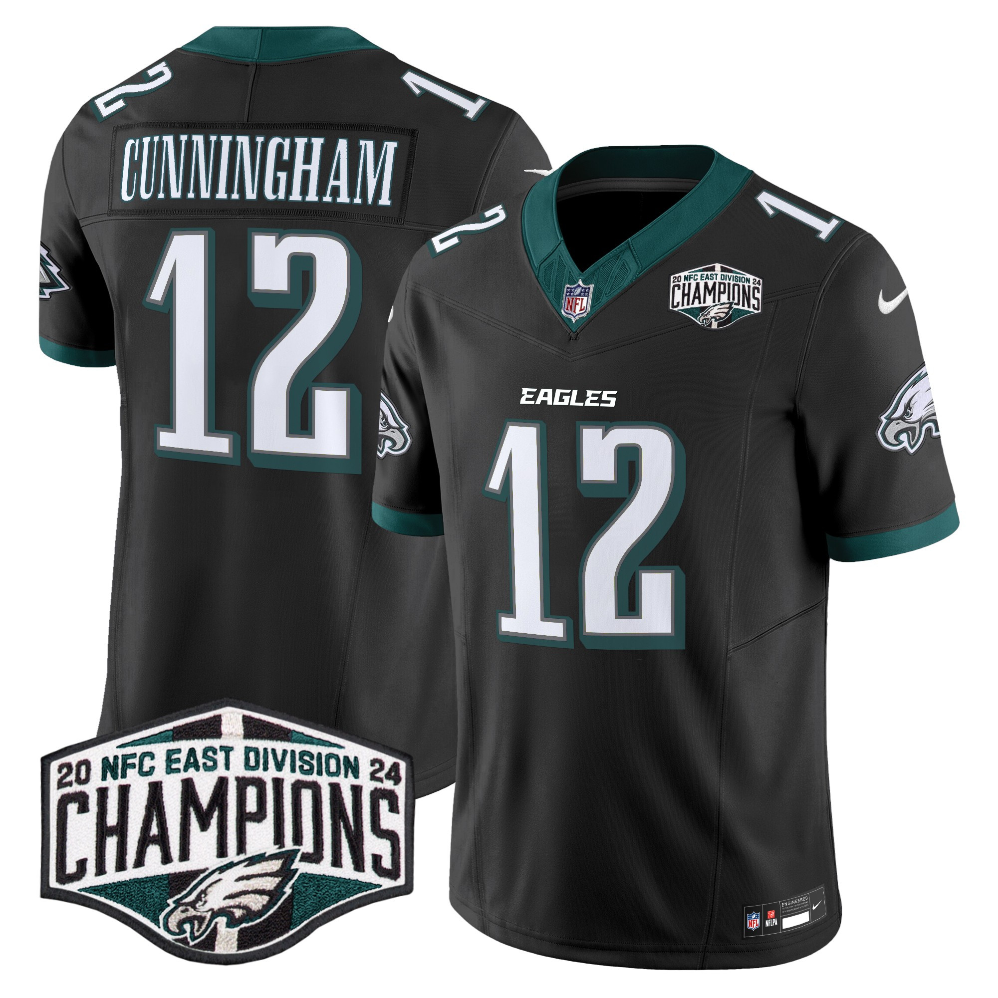 Men's Eagles 2024 NFC East Division Champions Vapor Limited Jersey - All Stitched - Image 23