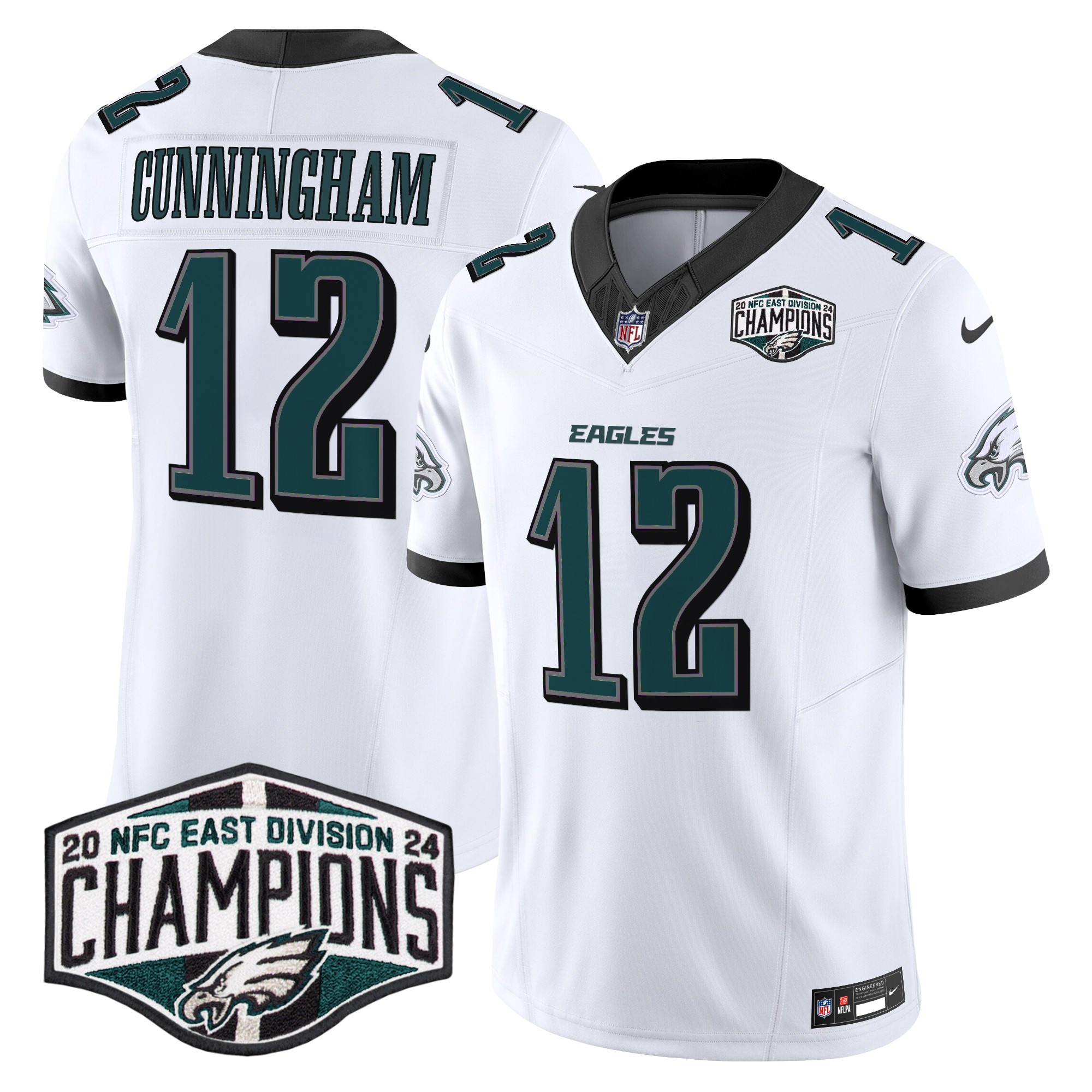 Men's Eagles 2024 NFC East Division Champions Vapor Limited Jersey - All Stitched - Image 15