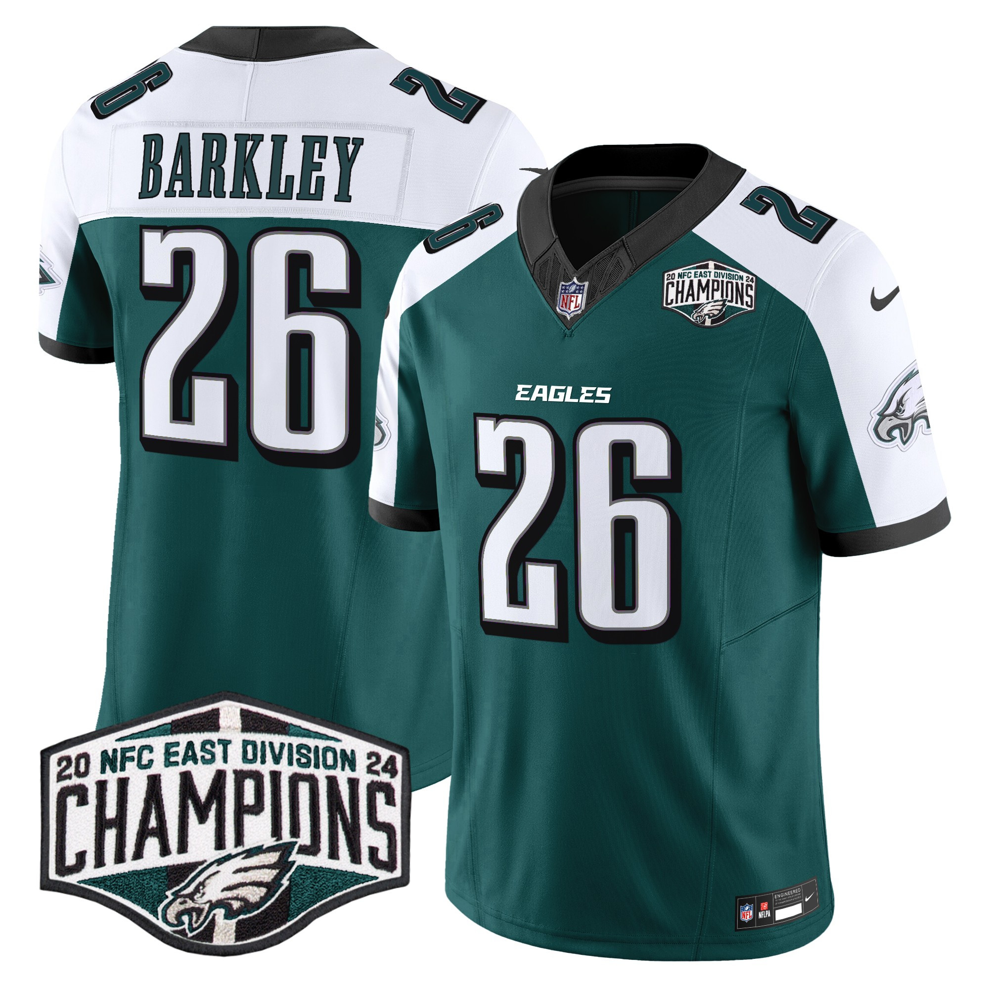 Men's Eagles 2024 NFC East Division Champions Vapor Limited Jersey - All Stitched - Image 25